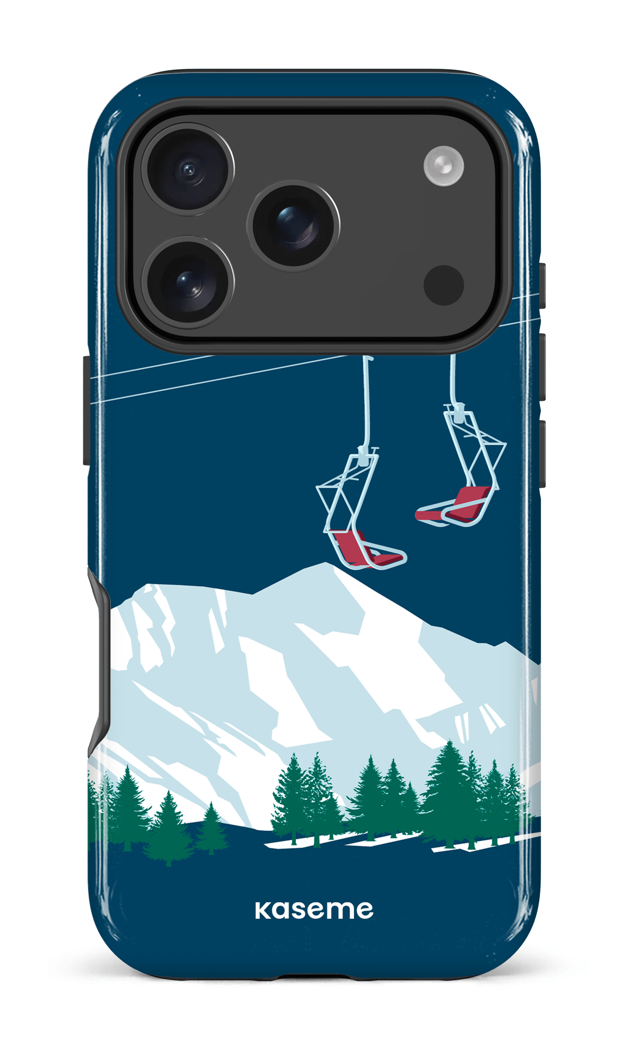 iPhone 17 Pro Impact Case Ski Lift Blue -