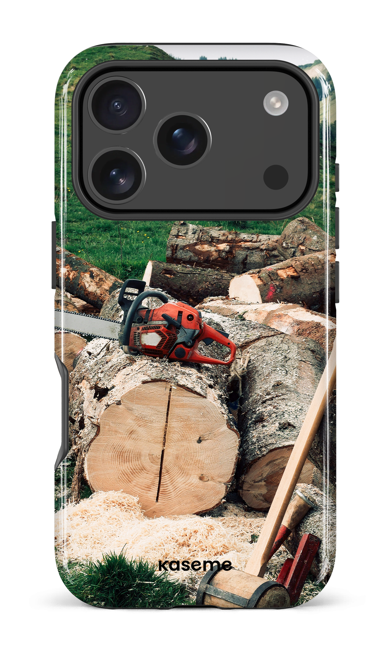 iPhone 17 Pro Impact Case Timber Cut -