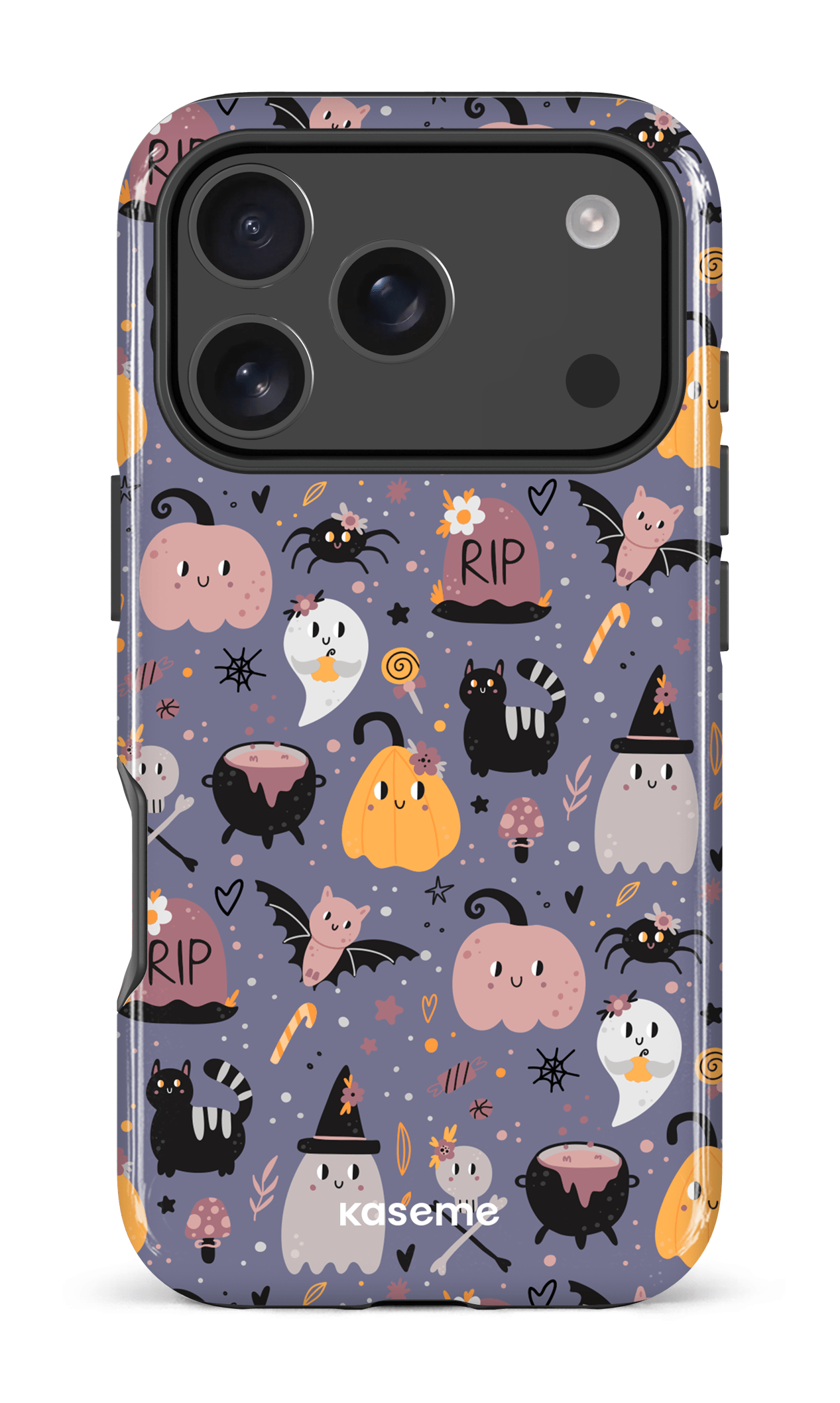 iPhone 17 Pro Impact Case Trick or Threat Purple -
