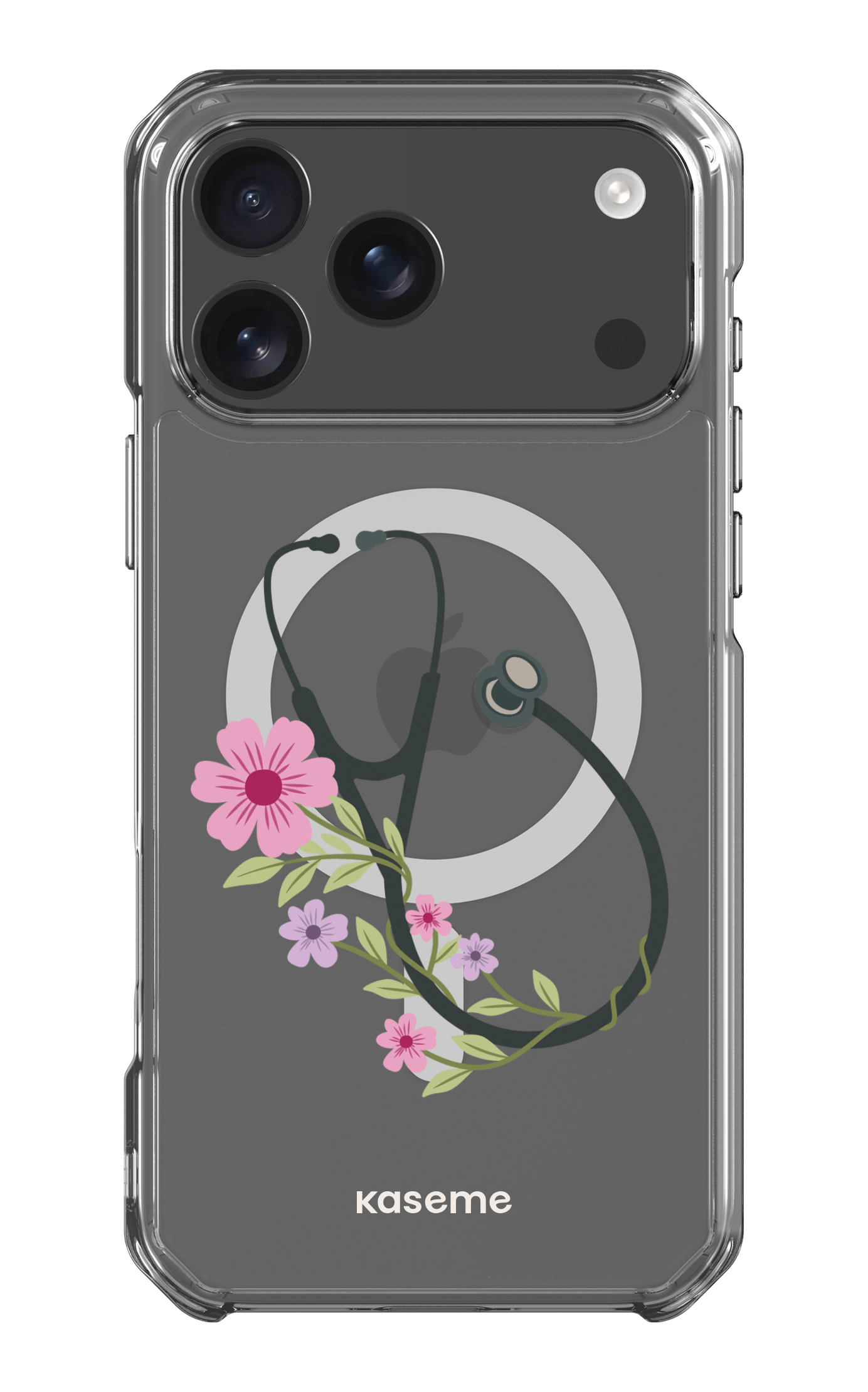 iPhone 17 Pro Max Clear Case Magsafe Blossom Beat Clear Case -