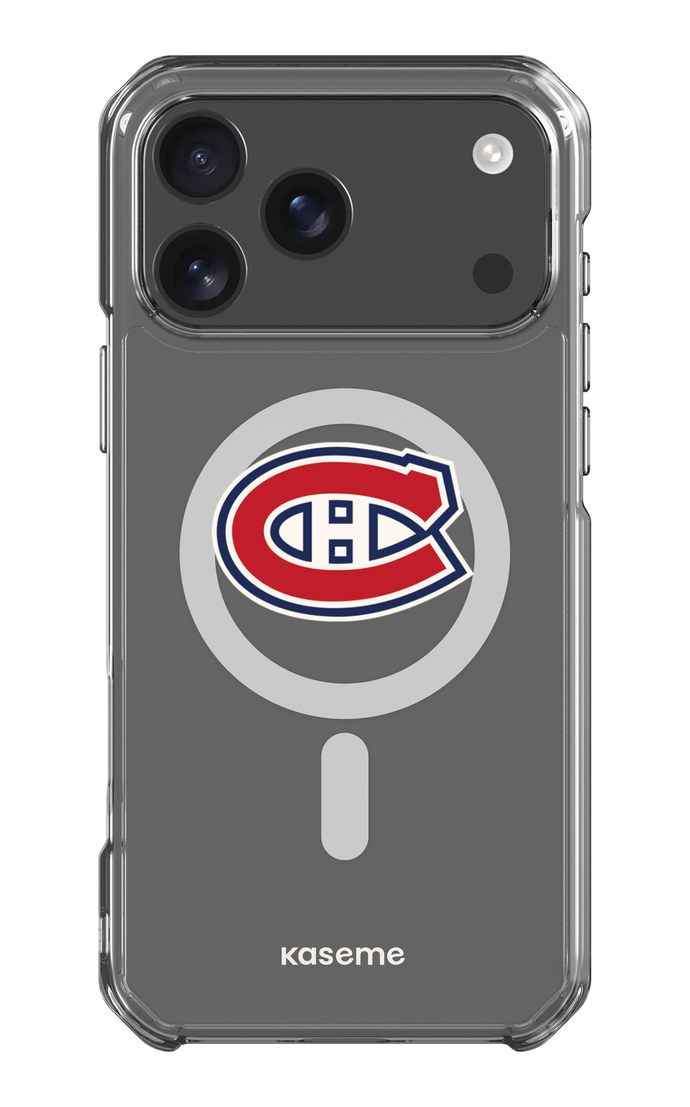 iPhone 17 Pro Max Clear Case Magsafe Canadiens Logo Clear -