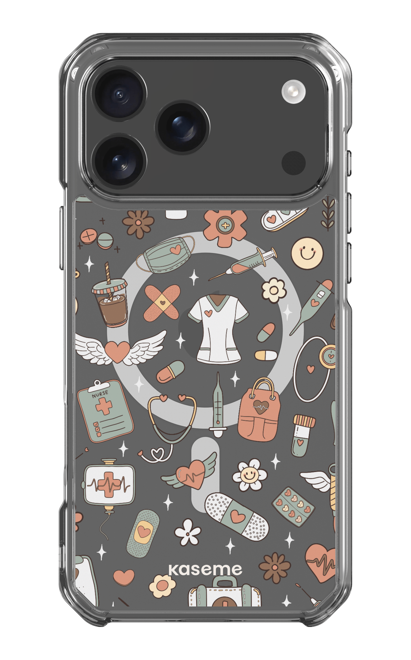 iPhone 17 Pro Max Clear Case Magsafe Code Clear Case -