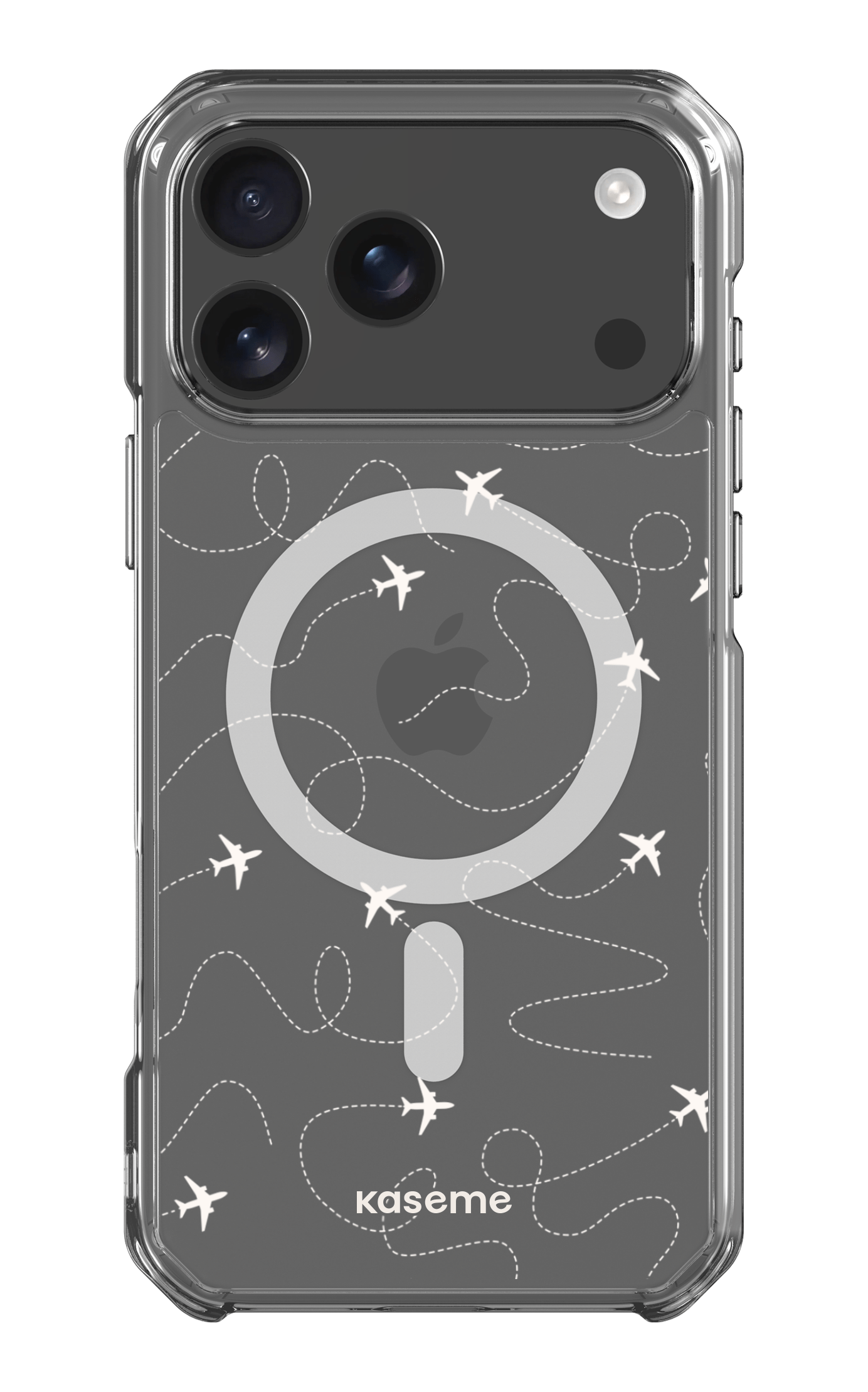 iPhone 17 Pro Max Clear Case Magsafe Globetrotter Clear Case -