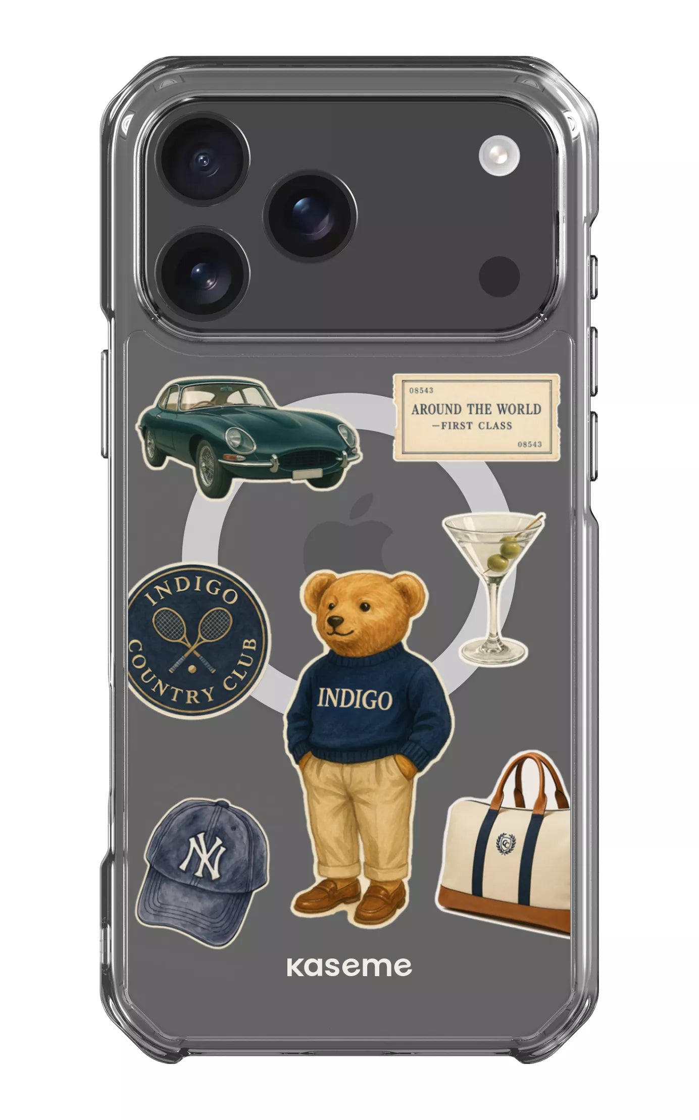 iPhone 17 Pro Max Clear Case Magsafe Kingsley Clear Case -