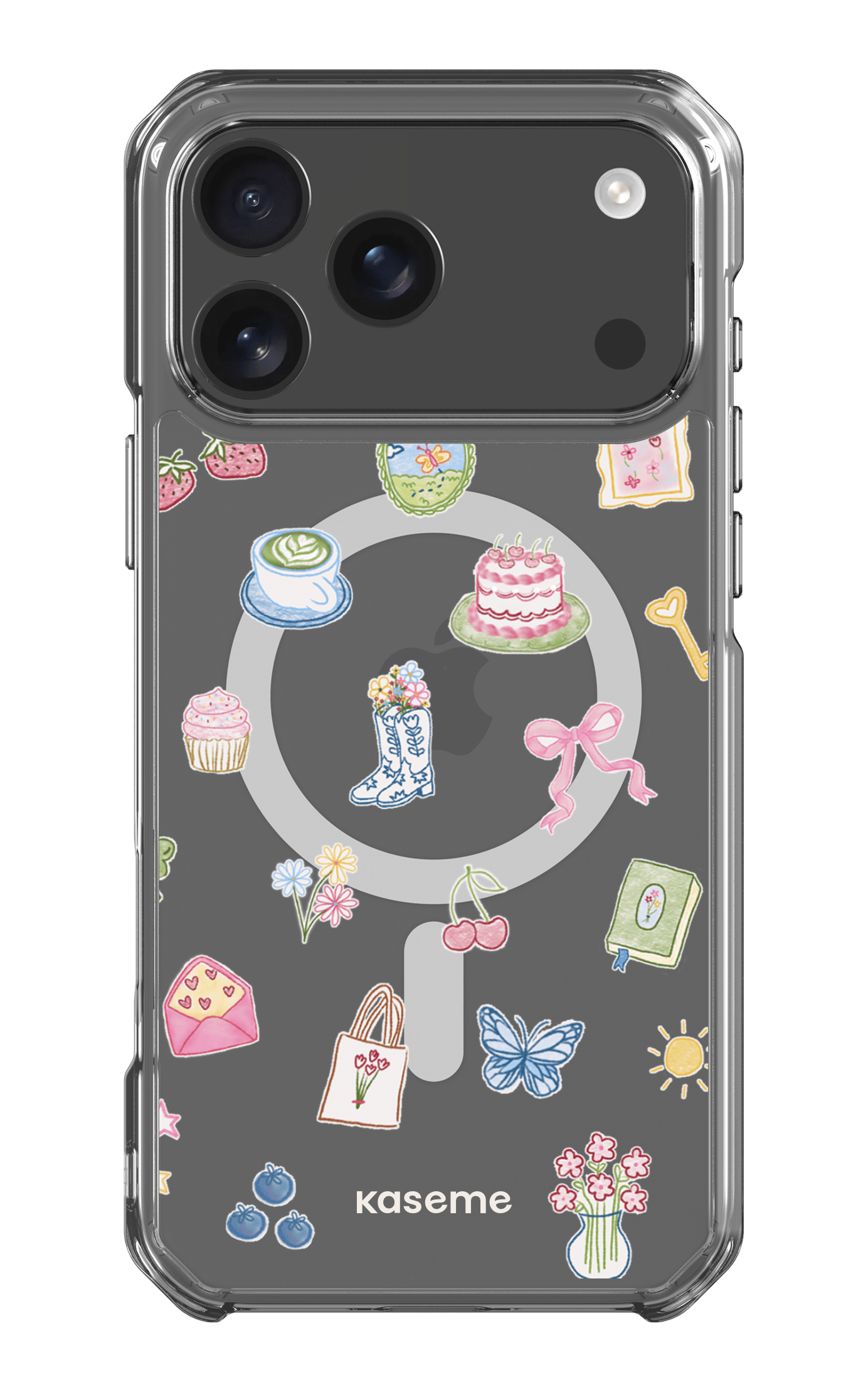 iPhone 17 Pro Max Clear Case Magsafe Poetry Clear Case -