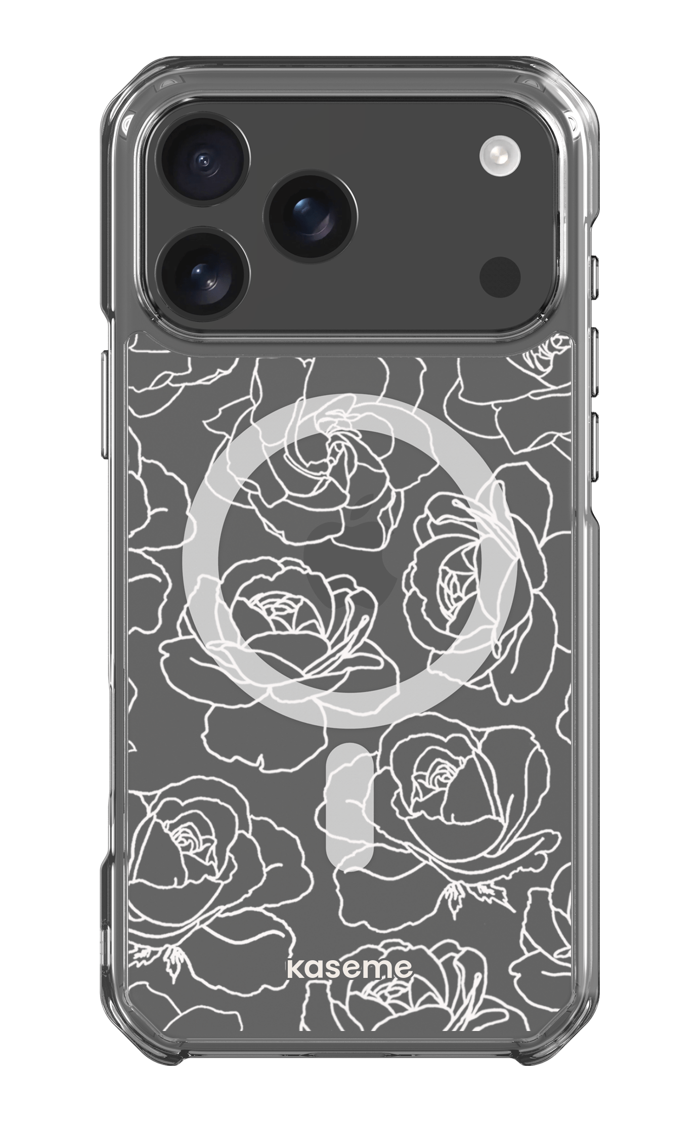 iPhone 17 Pro Max Clear Case Magsafe Polar Flowers Clear Case -