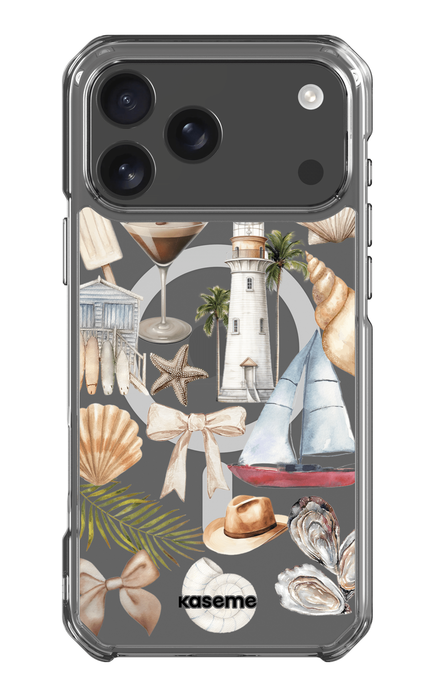 iPhone 17 Pro Max Clear Case Magsafe Riviera Clear Case -