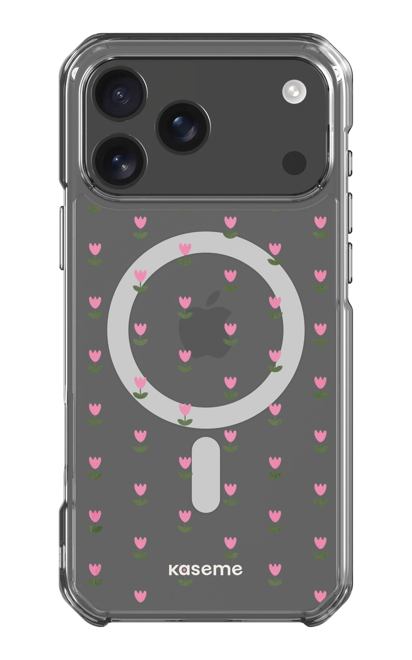 iPhone 17 Pro Max Clear Case Magsafe Triumph Pink Clear Case -