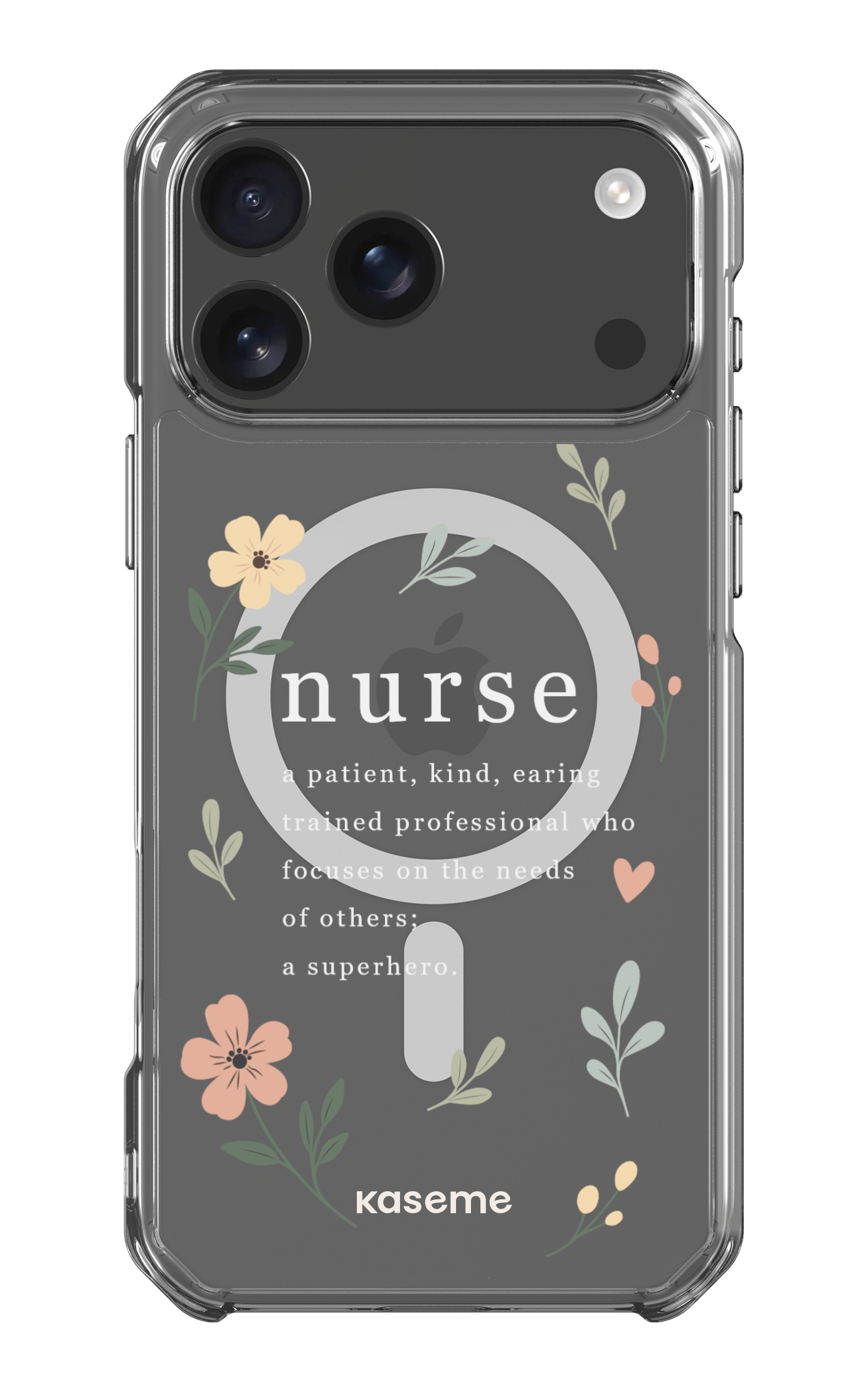 iPhone 17 Pro Max Clear Case Magsafe With Heart Clear Case -