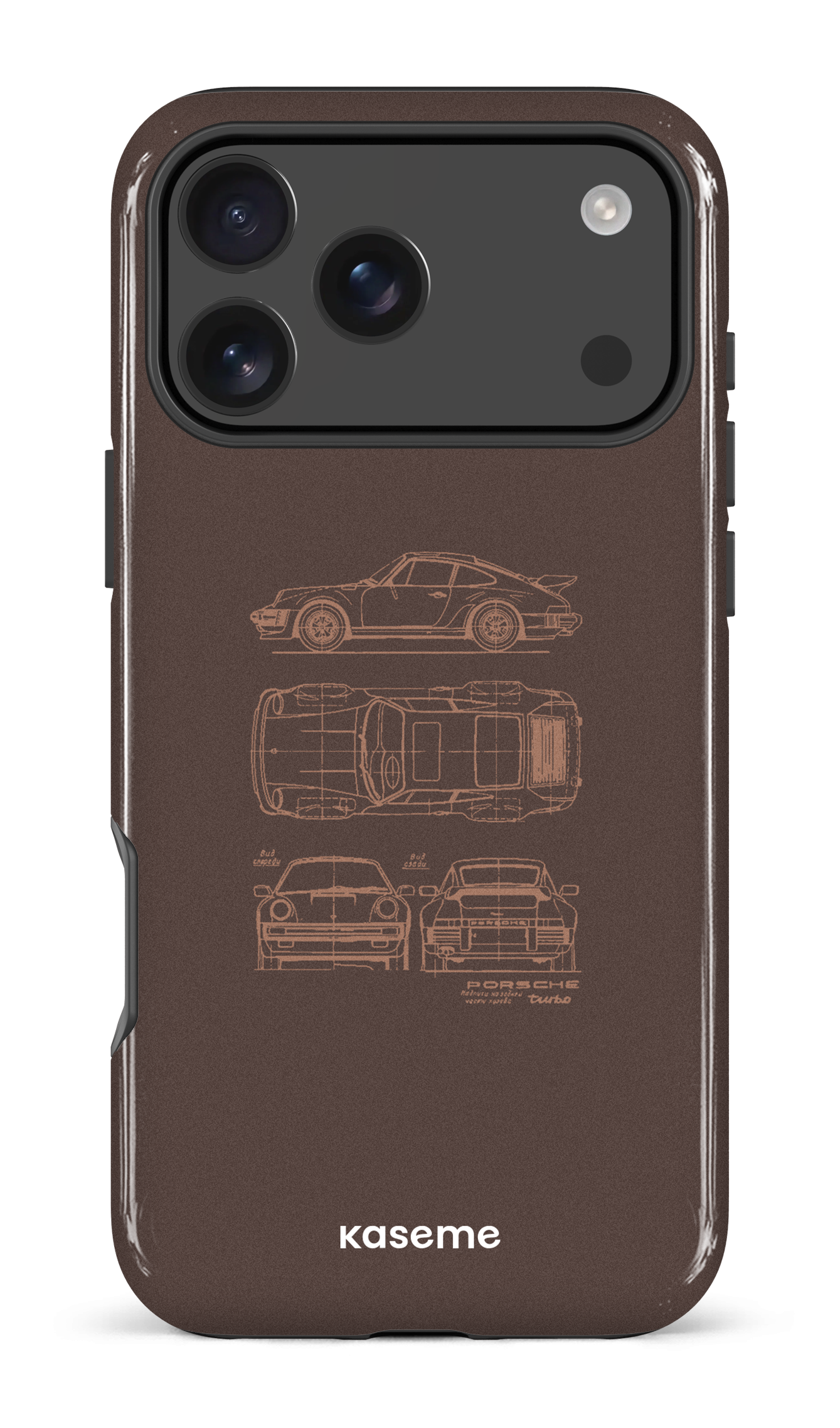 iPhone 17 Pro Max Impact Case Beat The Traffic Mocha -