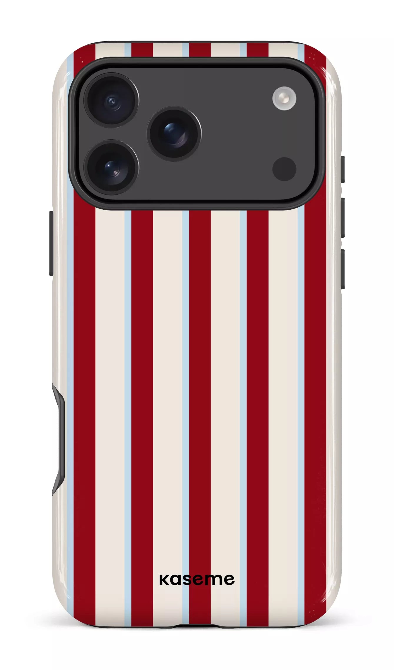 iPhone 17 Pro Max Impact Case Berry Lane Red & Blue -