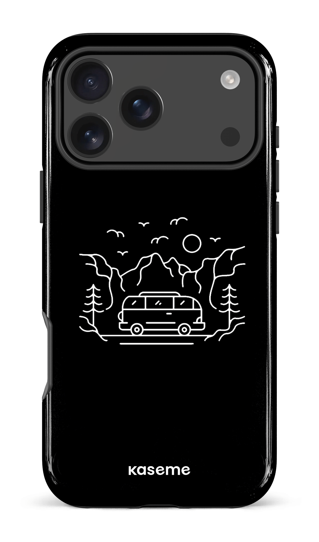 iPhone 17 Pro Max Impact Case Camp life black -