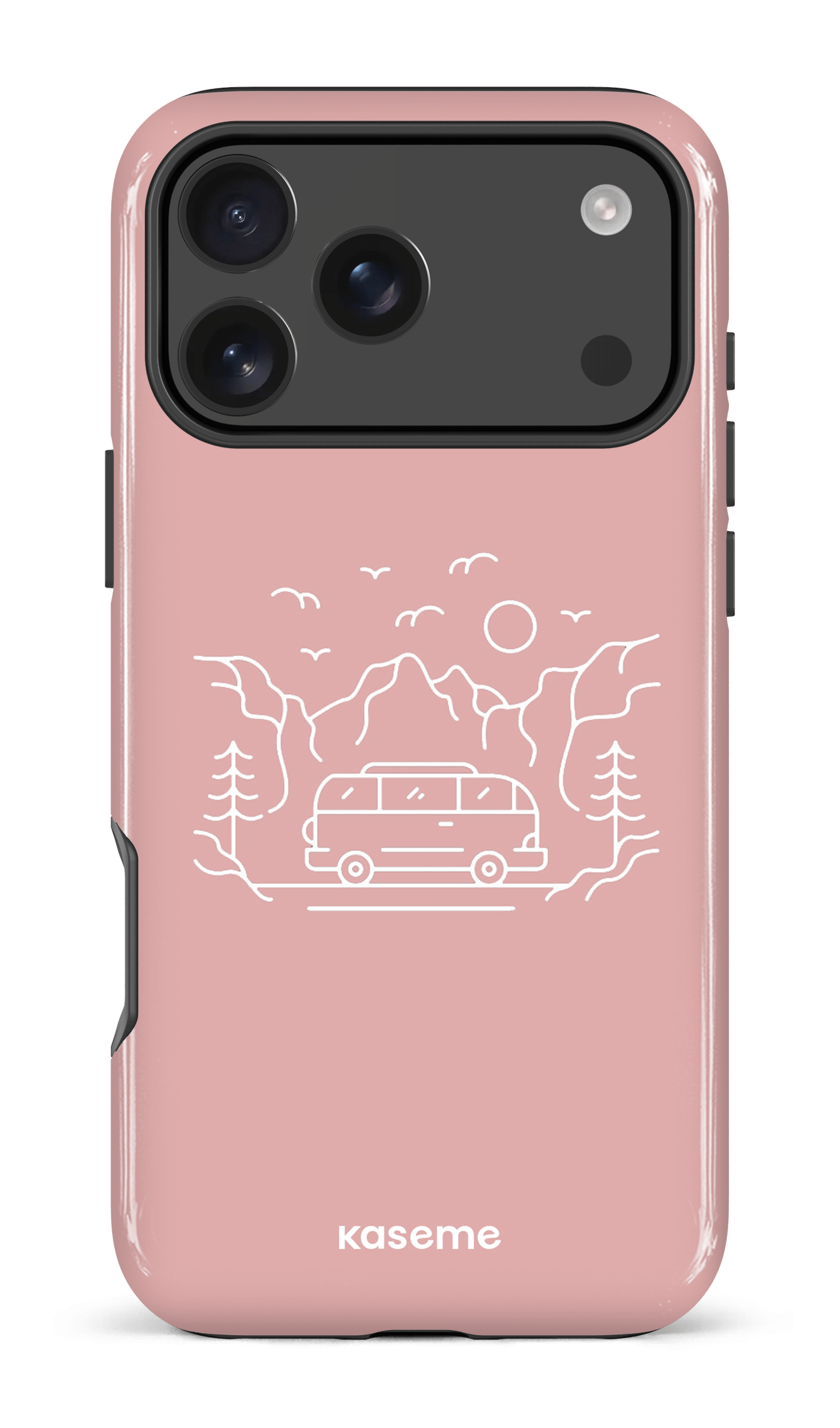 iPhone 17 Pro Max Impact Case Camp life pink -