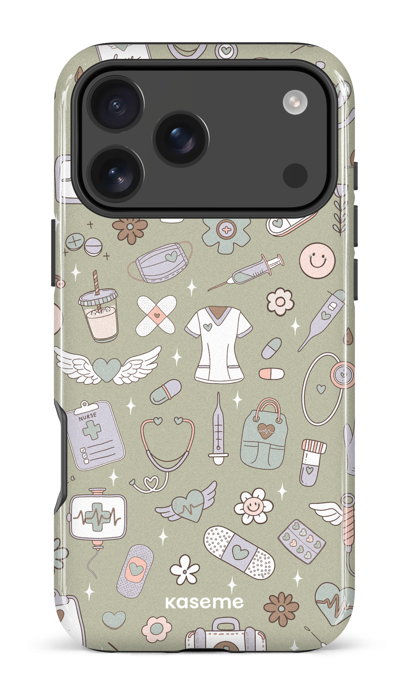 iPhone 17 Pro Max Impact Case Code Green -