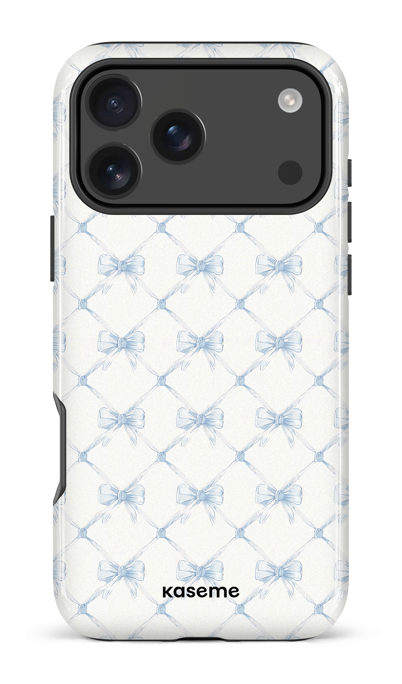 iPhone 17 Pro Max Impact Case Coquette Blue -