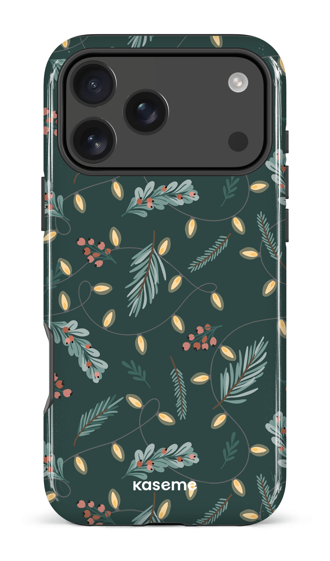 iPhone 17 Pro Max Impact Case Cozy winter night green -