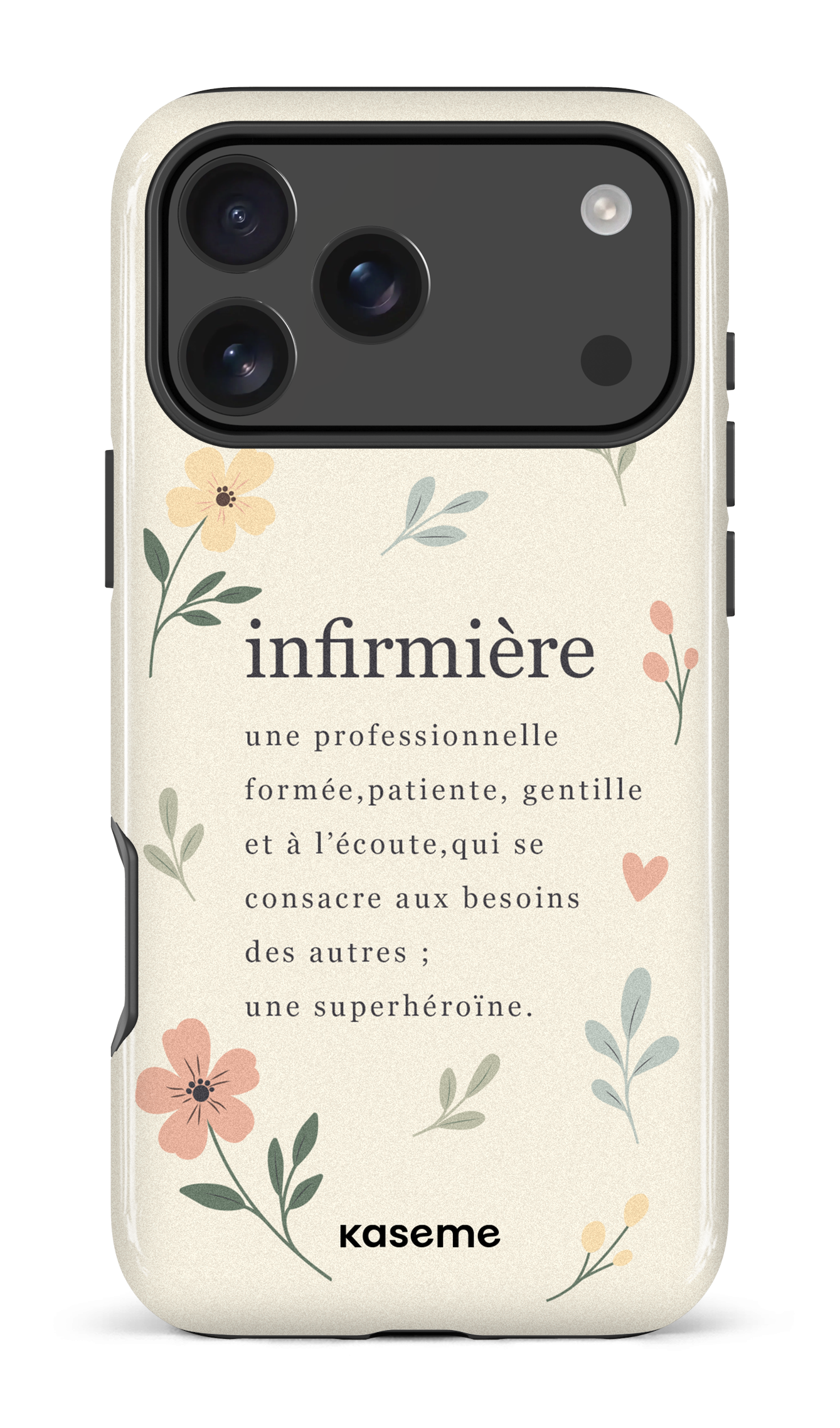 iPhone 17 Pro Max Impact Case De Tout Coeur Pink -