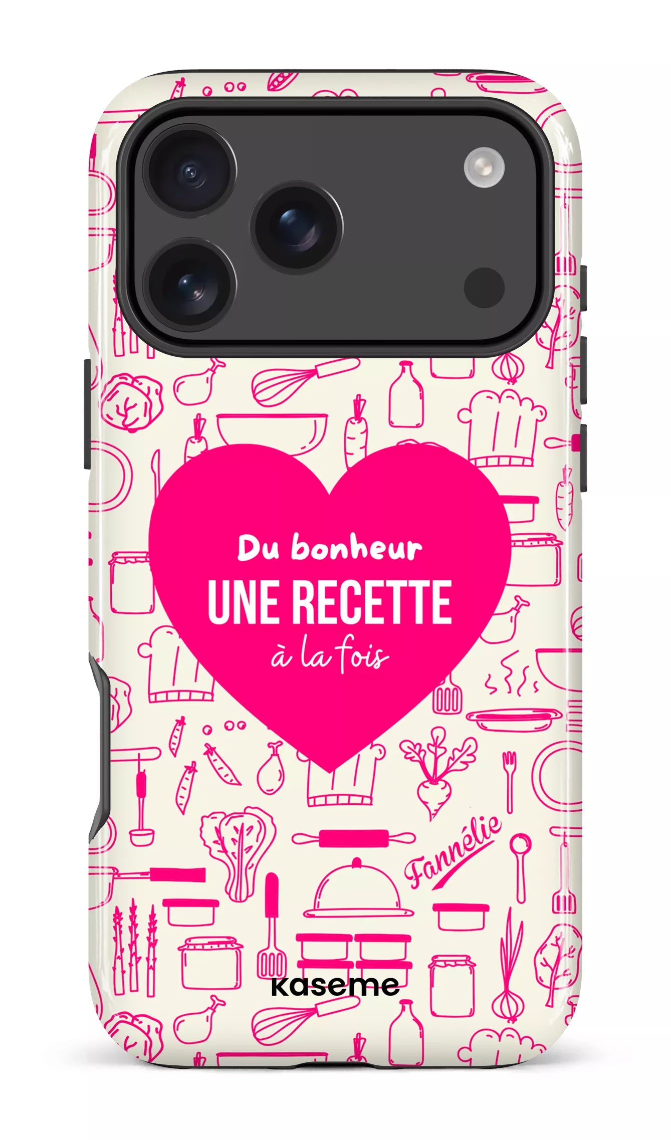 iPhone 17 Pro Max Impact Case Du bonheur une recette à la fois -