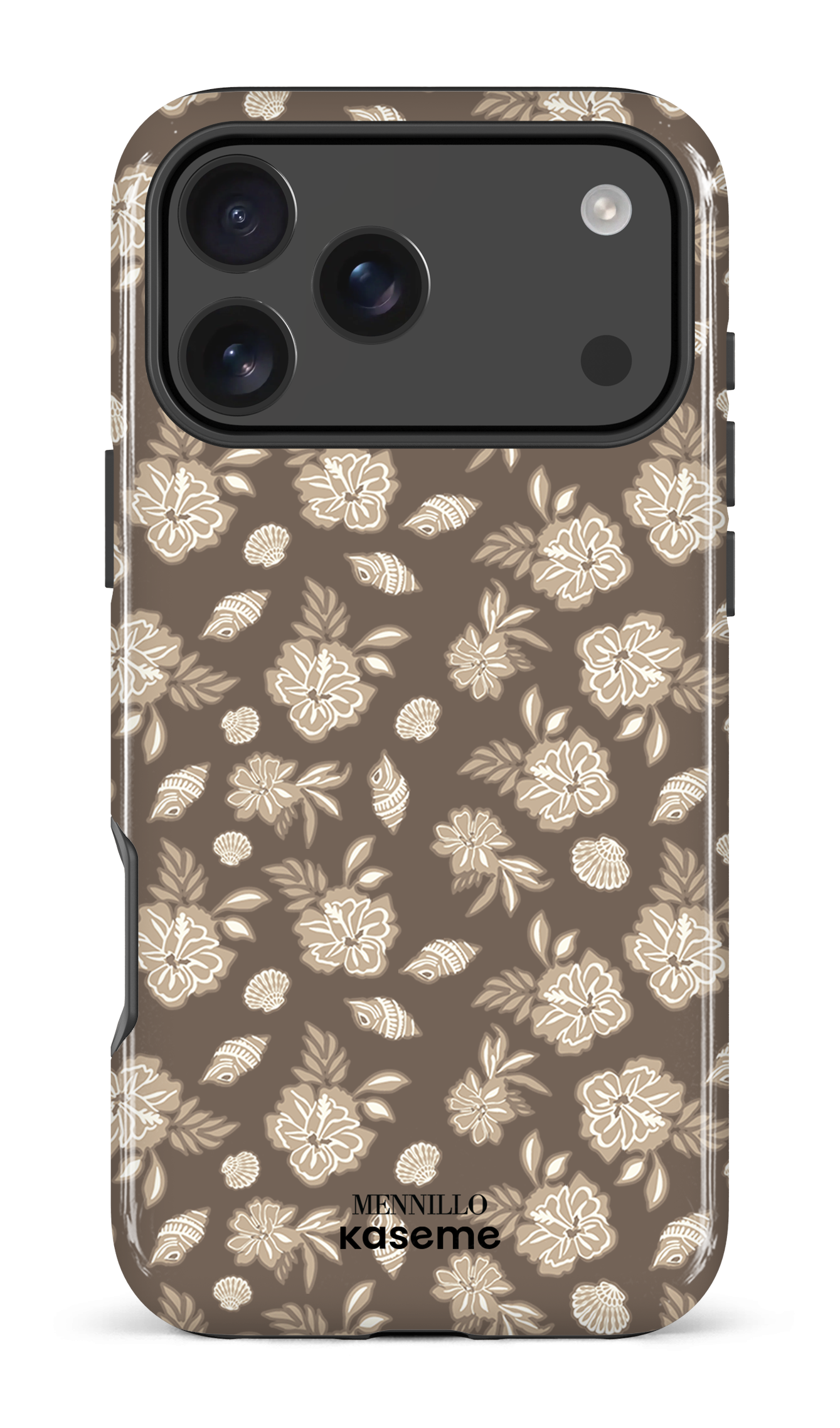 iPhone 17 Pro Max Impact Case Floral Cream by Mennillo -