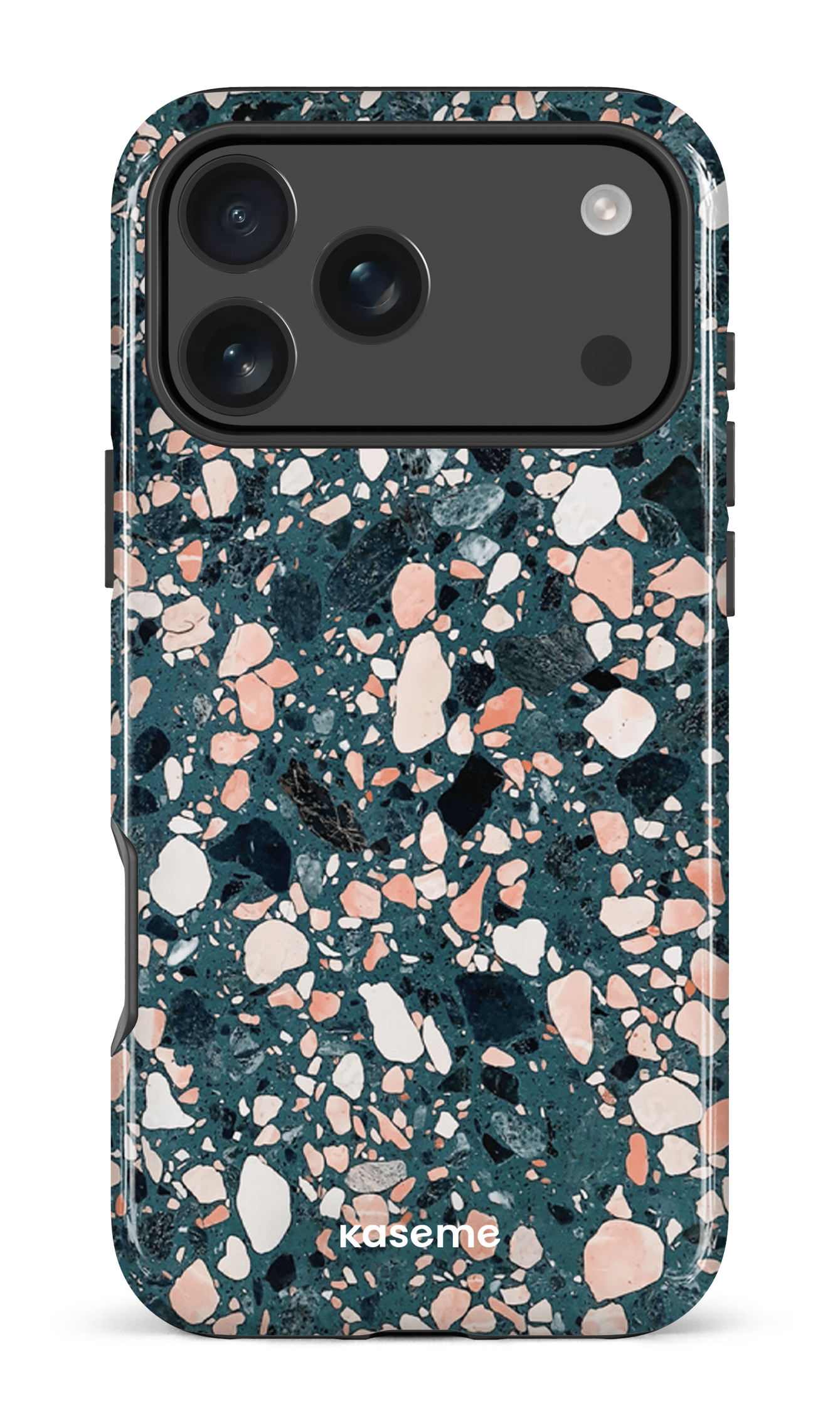 iPhone 17 Pro Max Impact Case Frozen stone Blue -