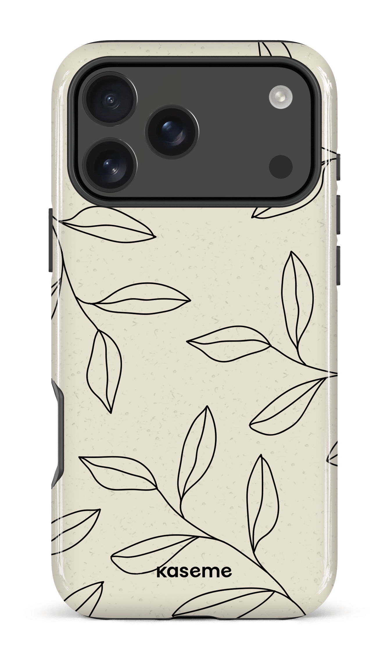 iPhone 17 Pro Max Impact Case Gloomy Beige and Black -