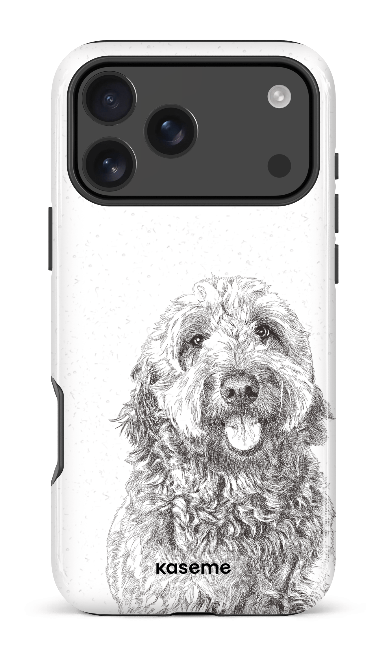 iPhone 17 Pro Max Impact Case Golden Doodle -