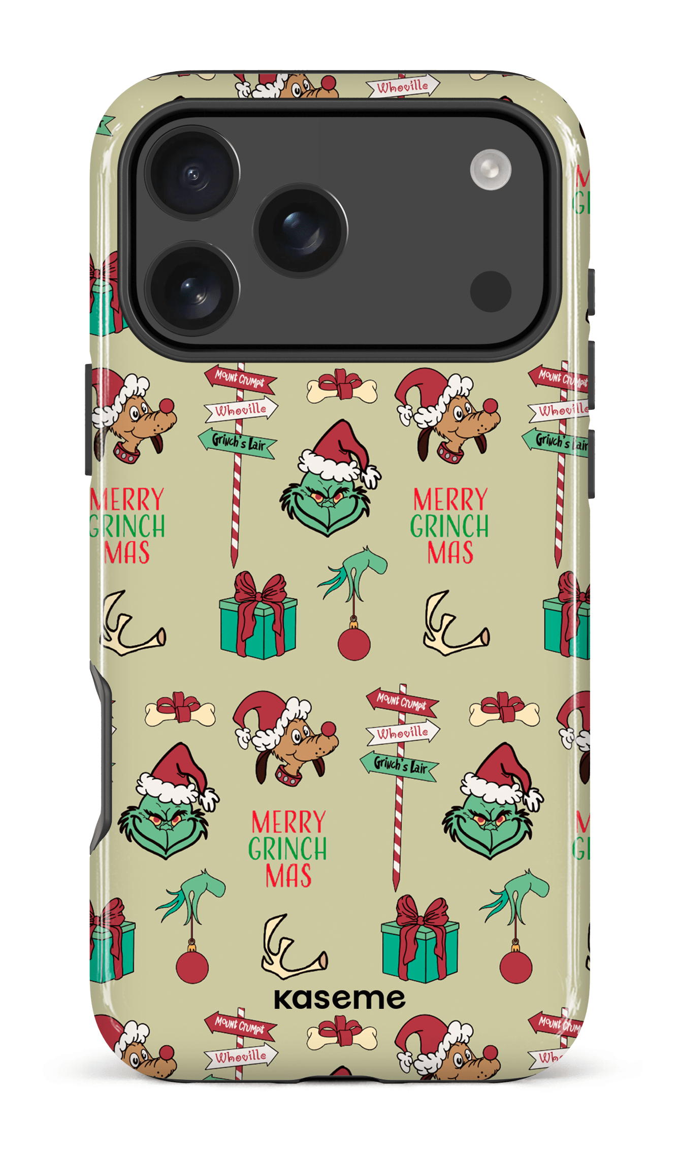 iPhone 17 Pro Max Impact Case Grinchmas -