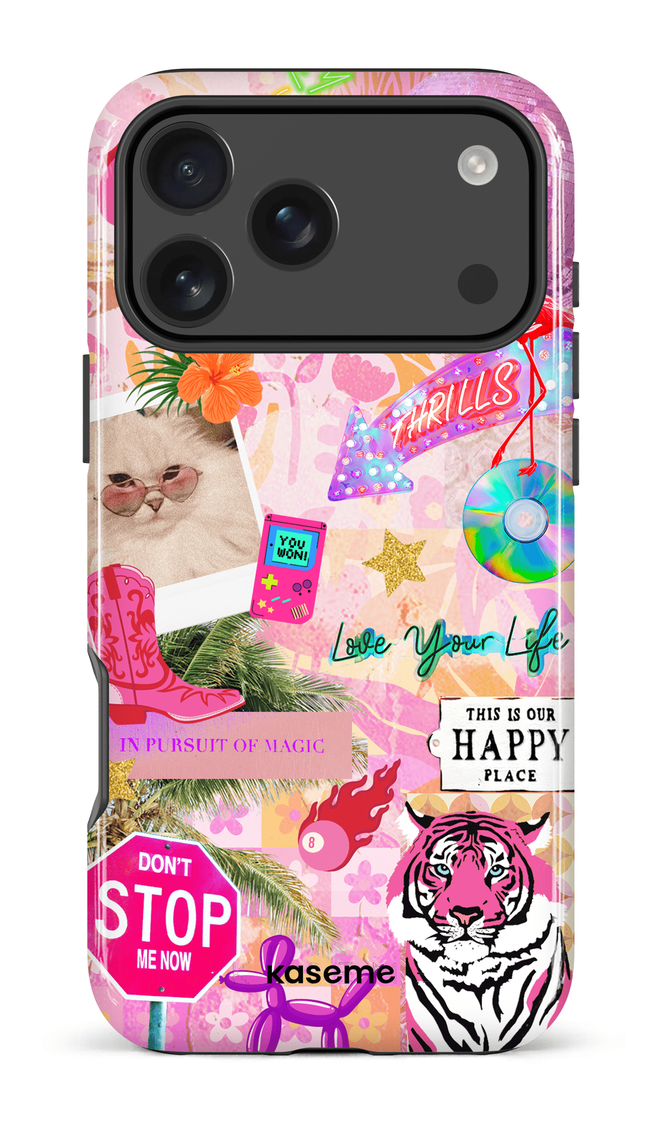 iPhone 17 Pro Max Impact Case Happy Place -