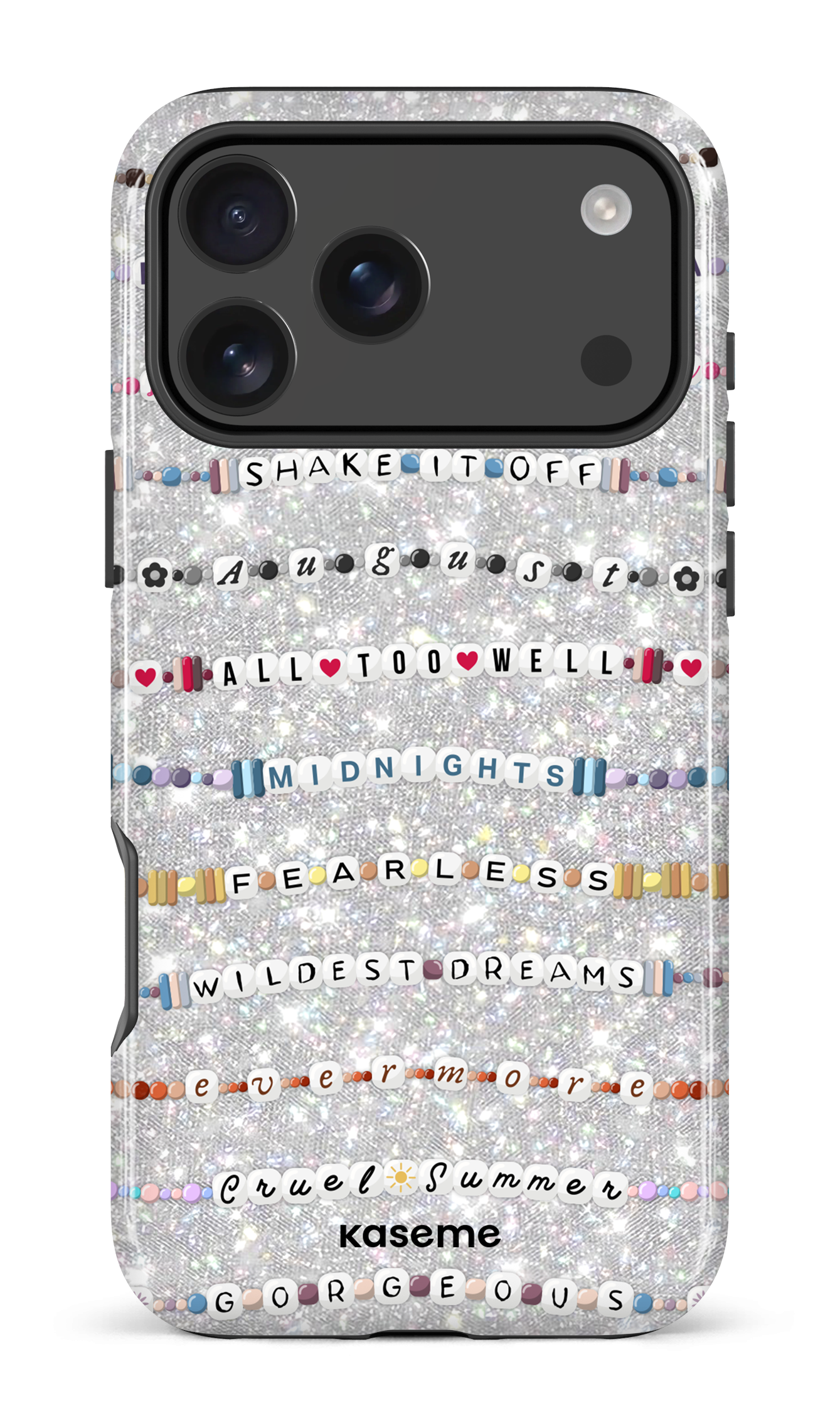 iPhone 17 Pro Max Impact Case Love Story Glitter -