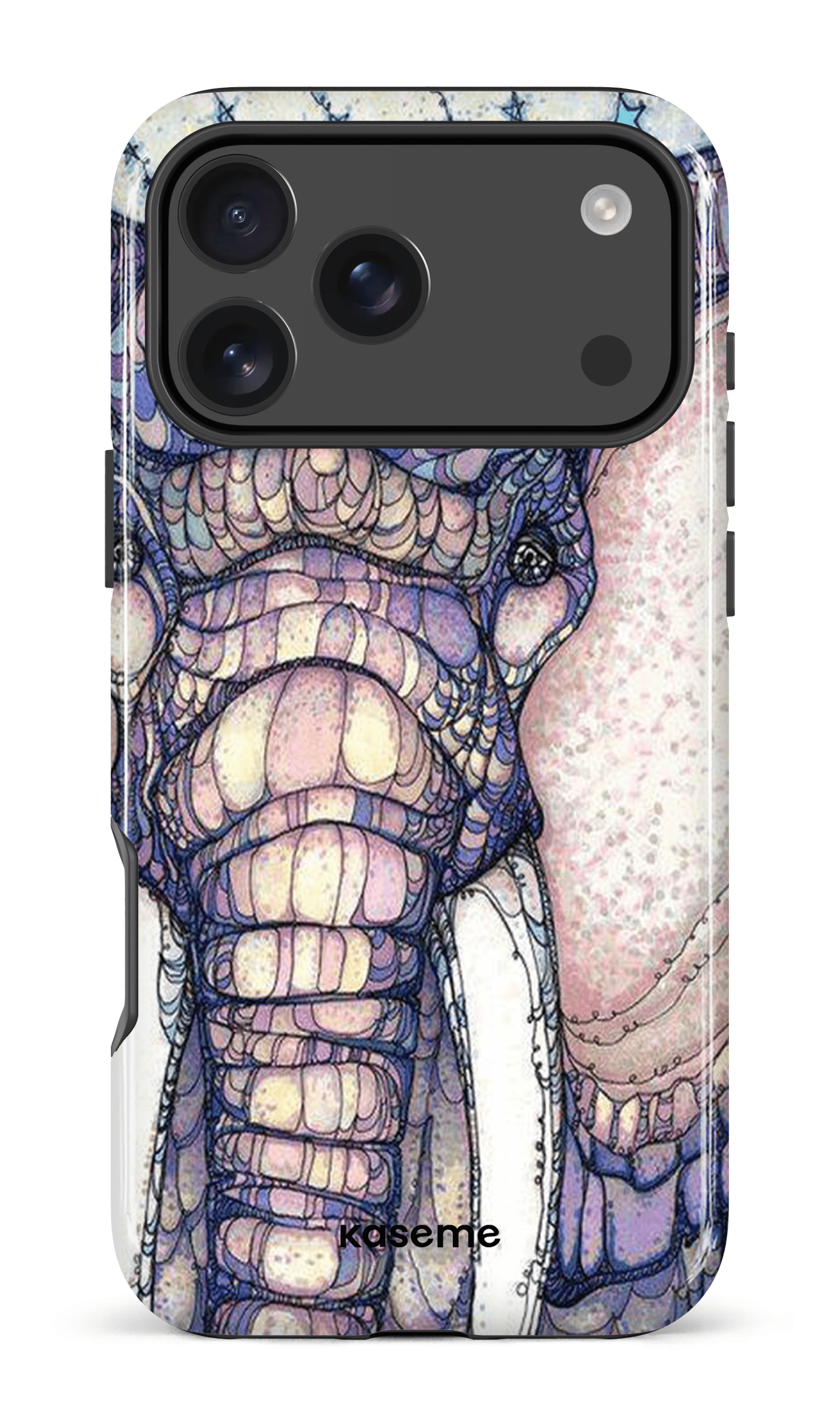 iPhone 17 Pro Max Impact Case Mosaic Elephant -