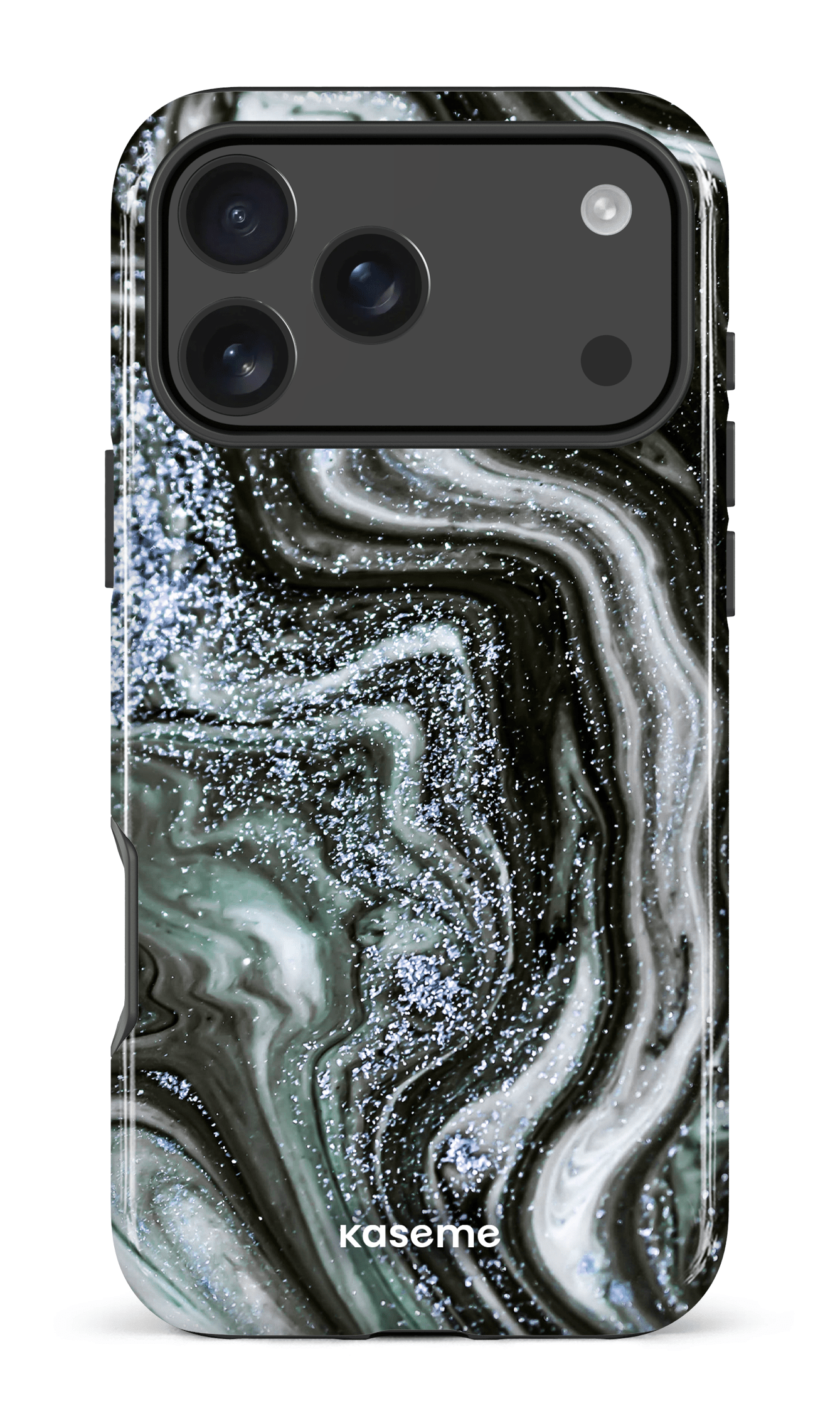 iPhone 17 Pro Max Impact Case Shimmering Secrets Blue -