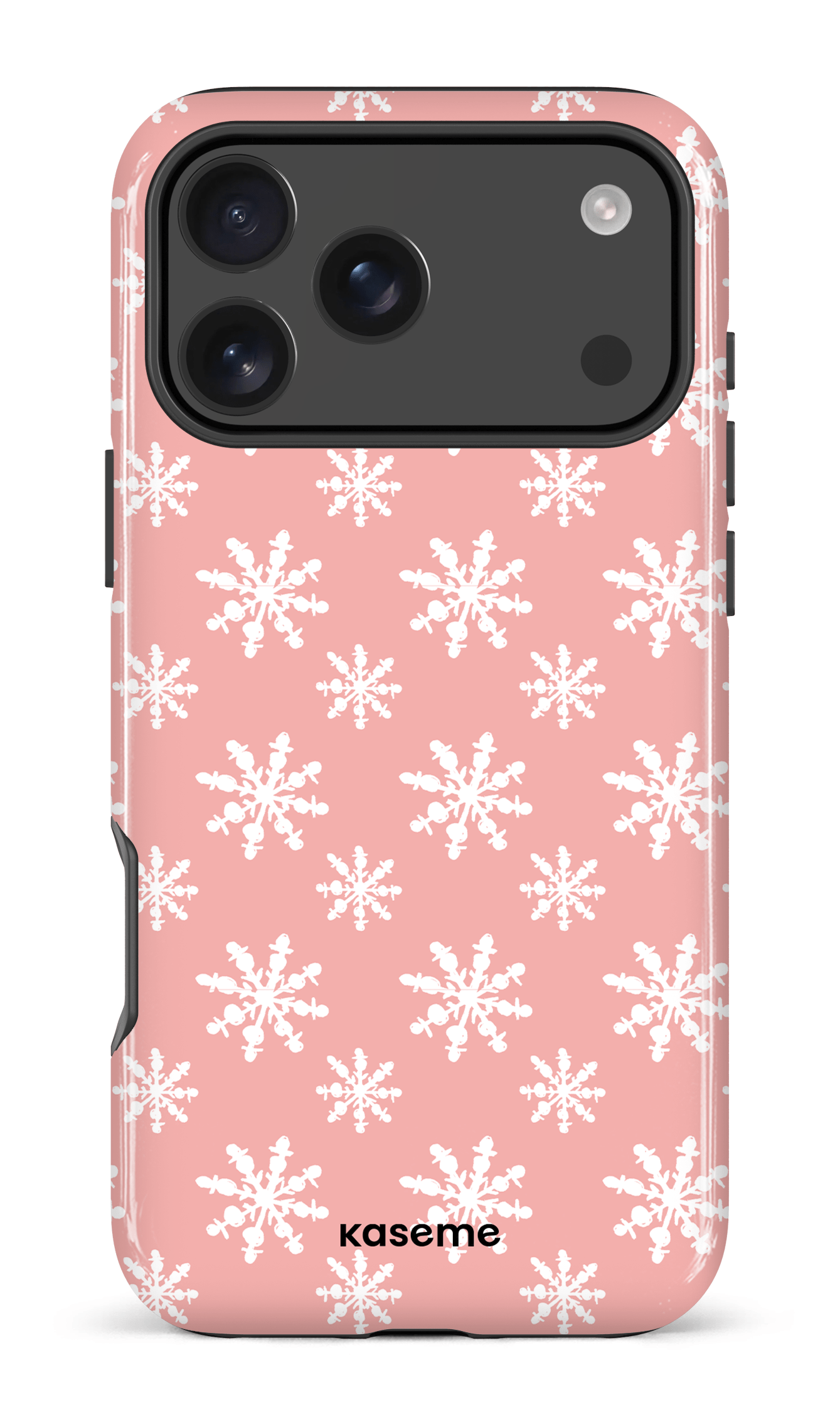 iPhone 17 Pro Max Impact Case Snowy Serenity pink -