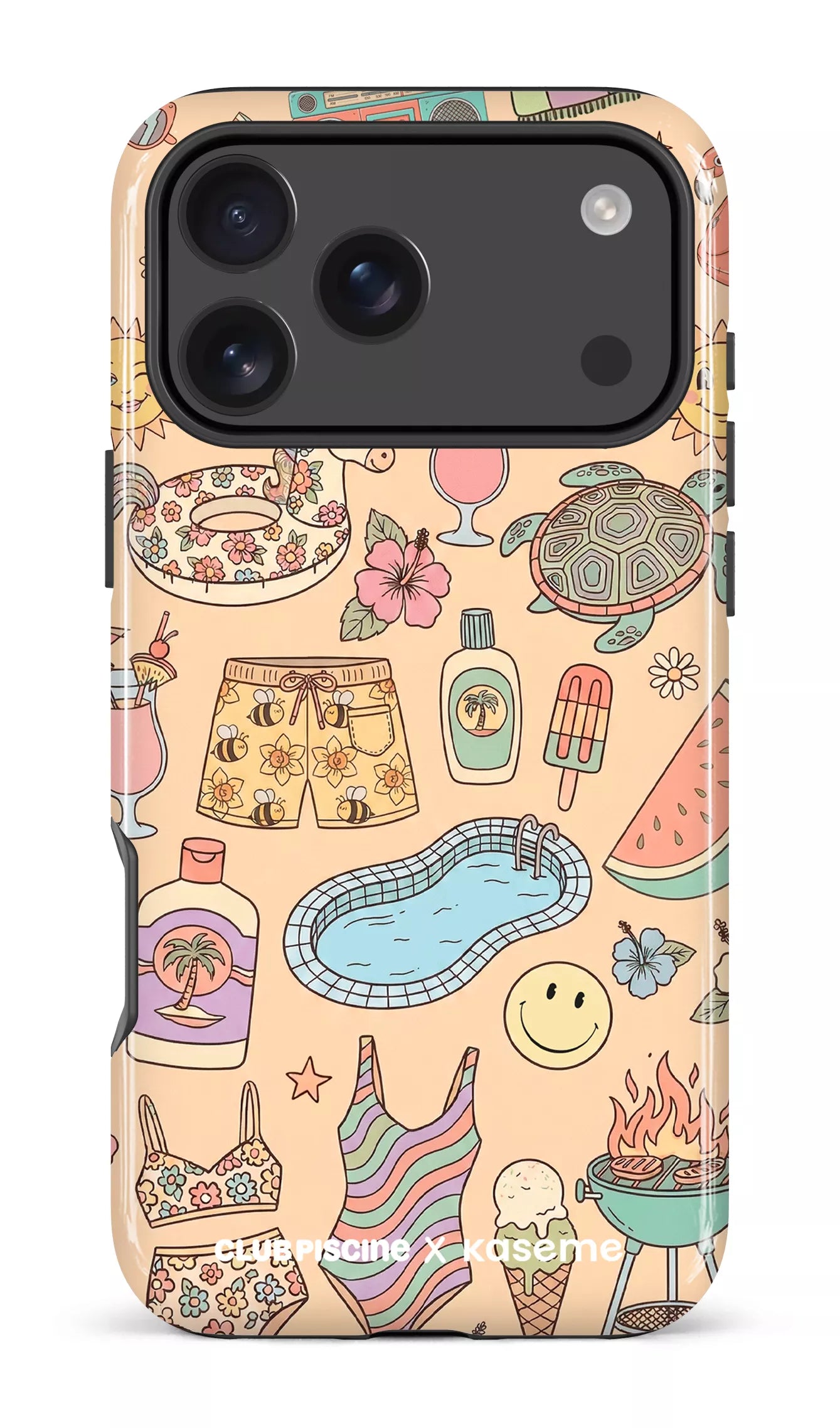 iPhone 17 Pro Max Impact Case Summer Icon by Club Piscine -