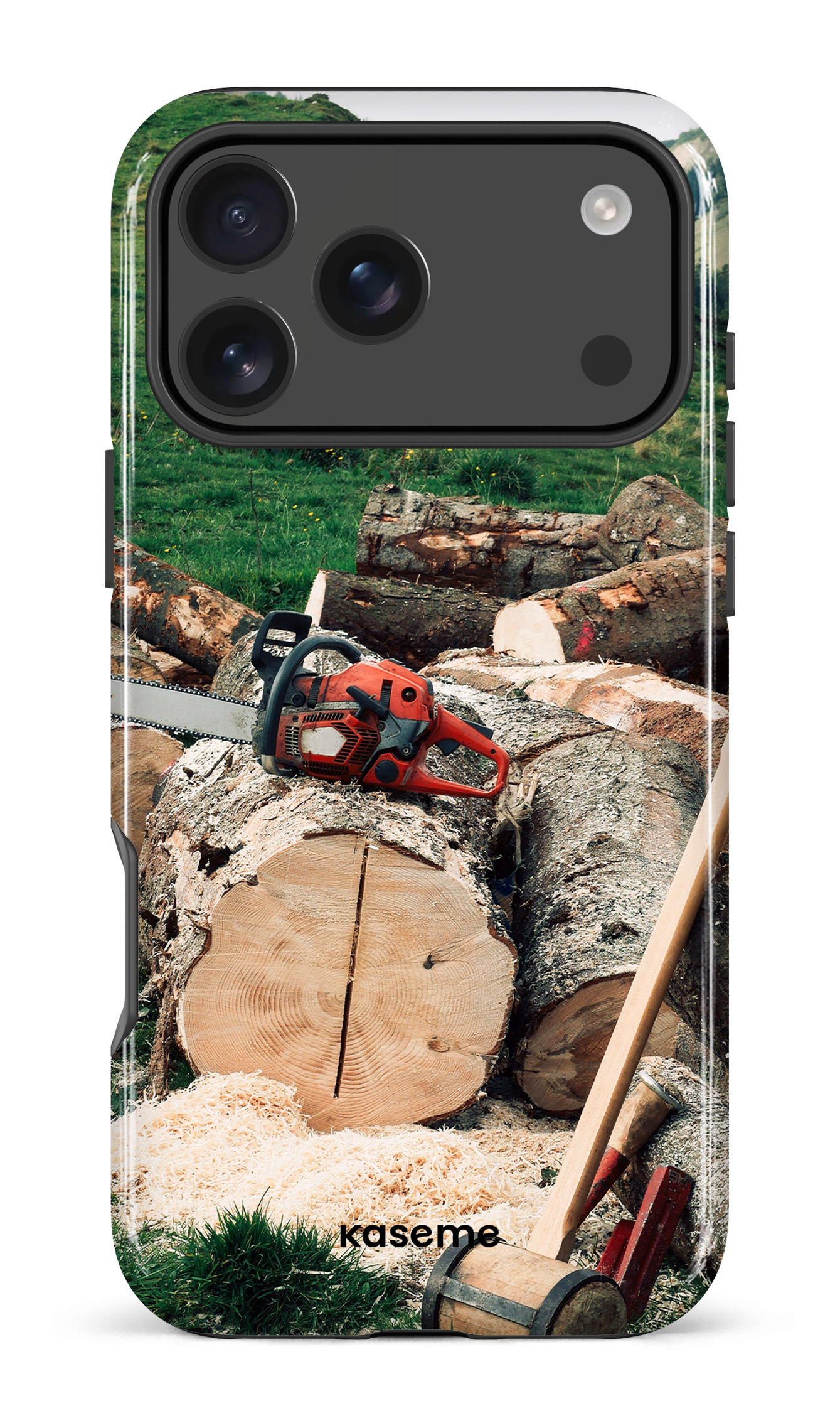 iPhone 17 Pro Max Impact Case Timber Cut -