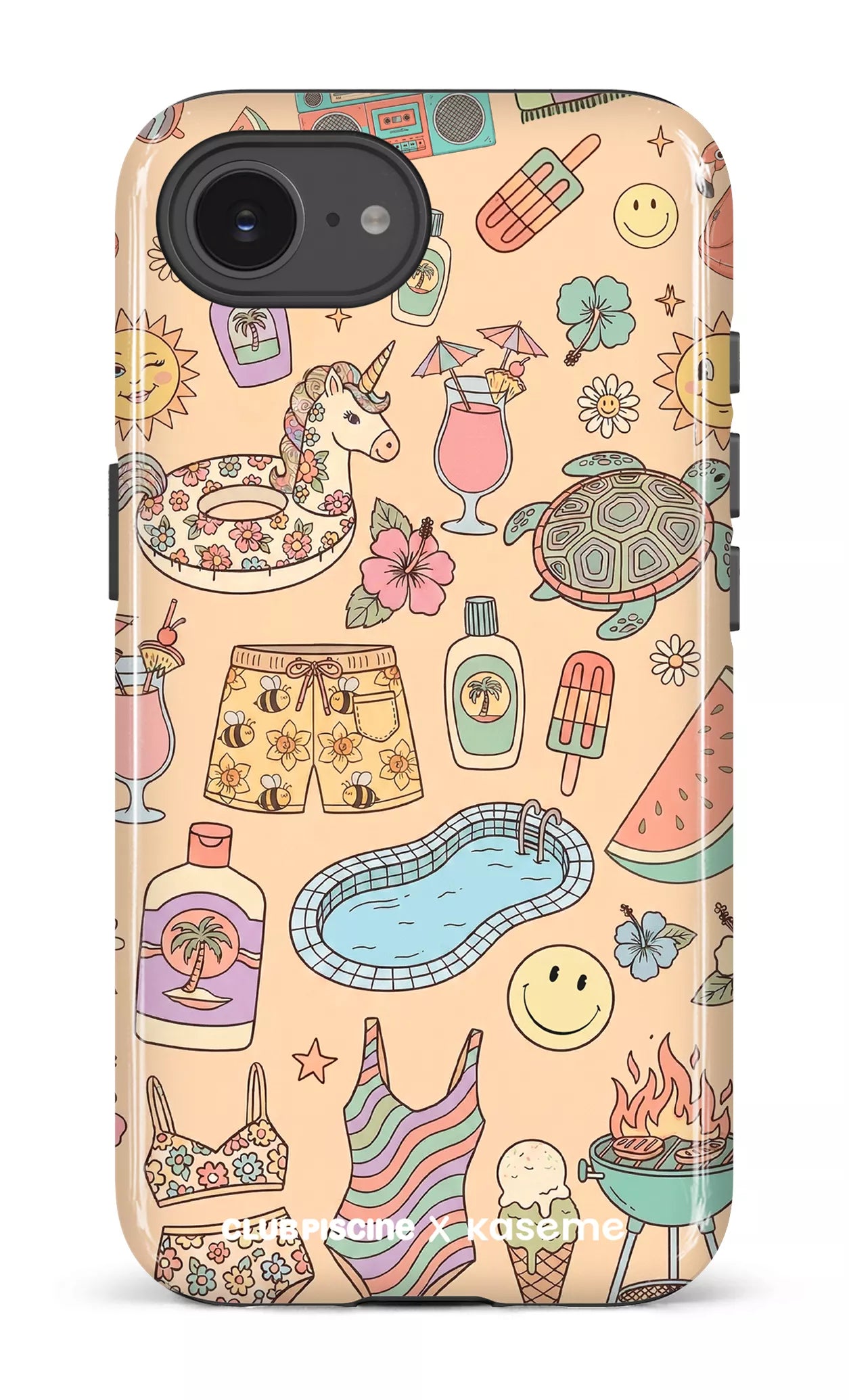 iPhone 17e Impact Case (D) Summer Icon by Club Piscine -
