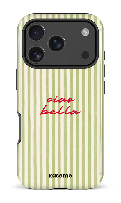 iPhone 18 Pro Impact Case Ciao Bella Green -