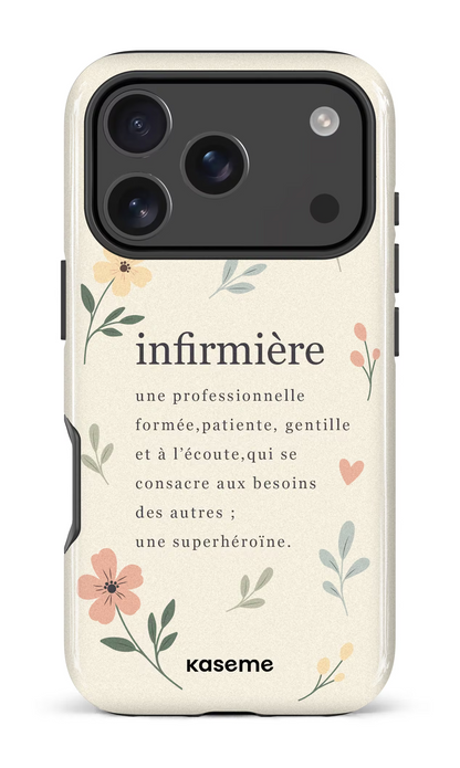 iPhone 18 Pro Impact Case De Tout Coeur Pink -