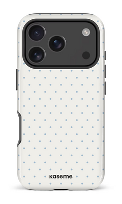 iPhone 18 Pro Impact Case Ditsy White & Blue -