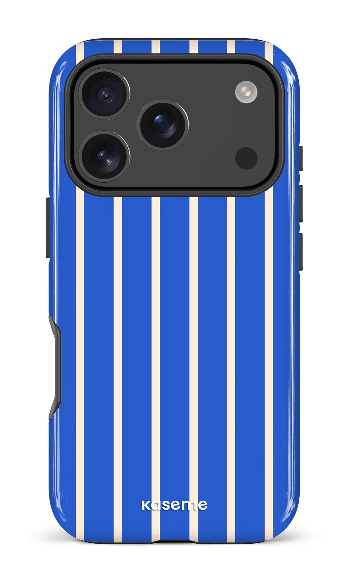 iPhone 18 Pro Impact Case Dolce Striscia Electric Blue -