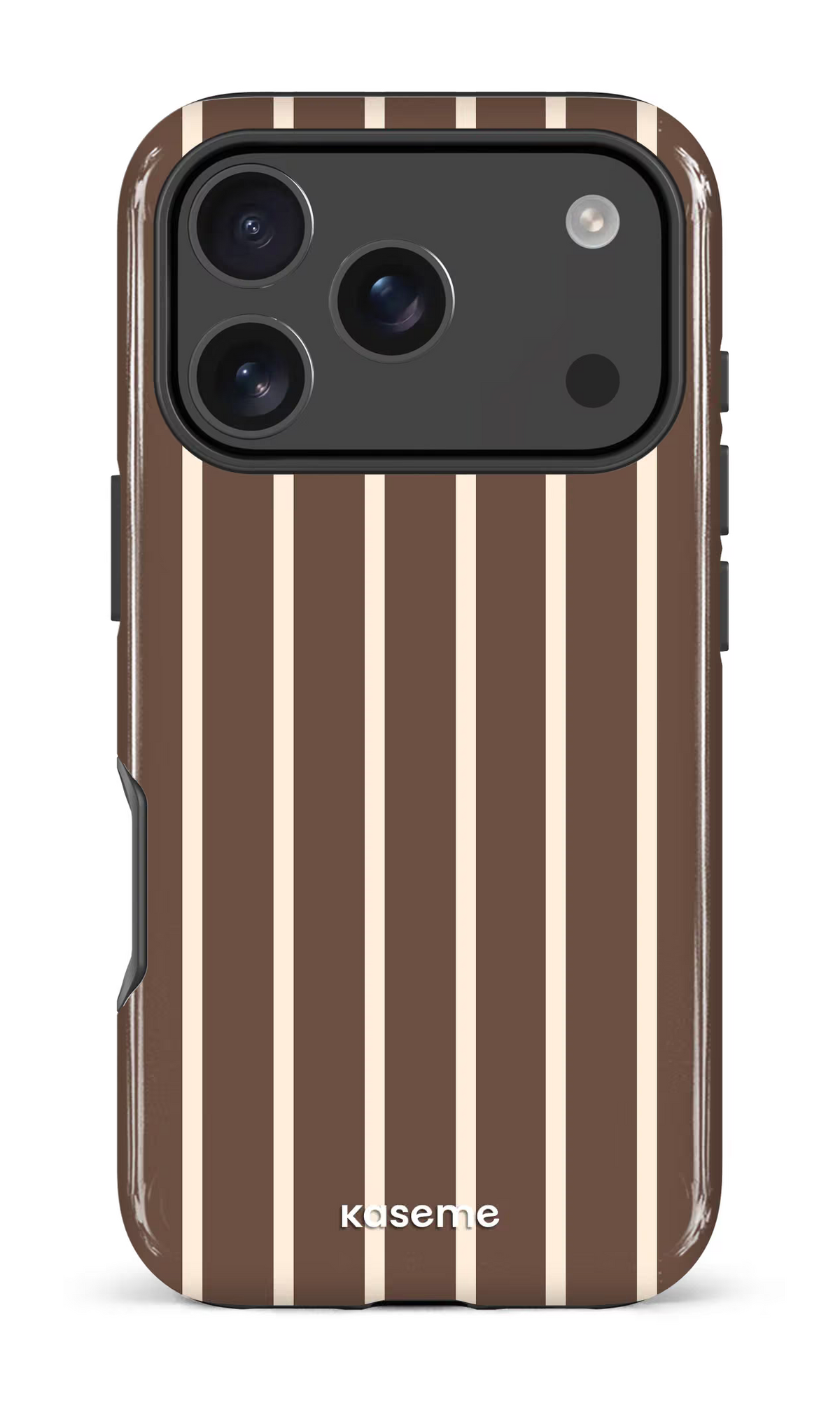 iPhone 18 Pro Impact Case Dolce Striscia Espresso -