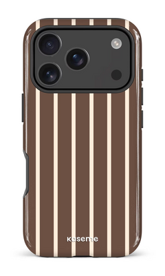 iPhone 18 Pro Impact Case Dolce Striscia Espresso -