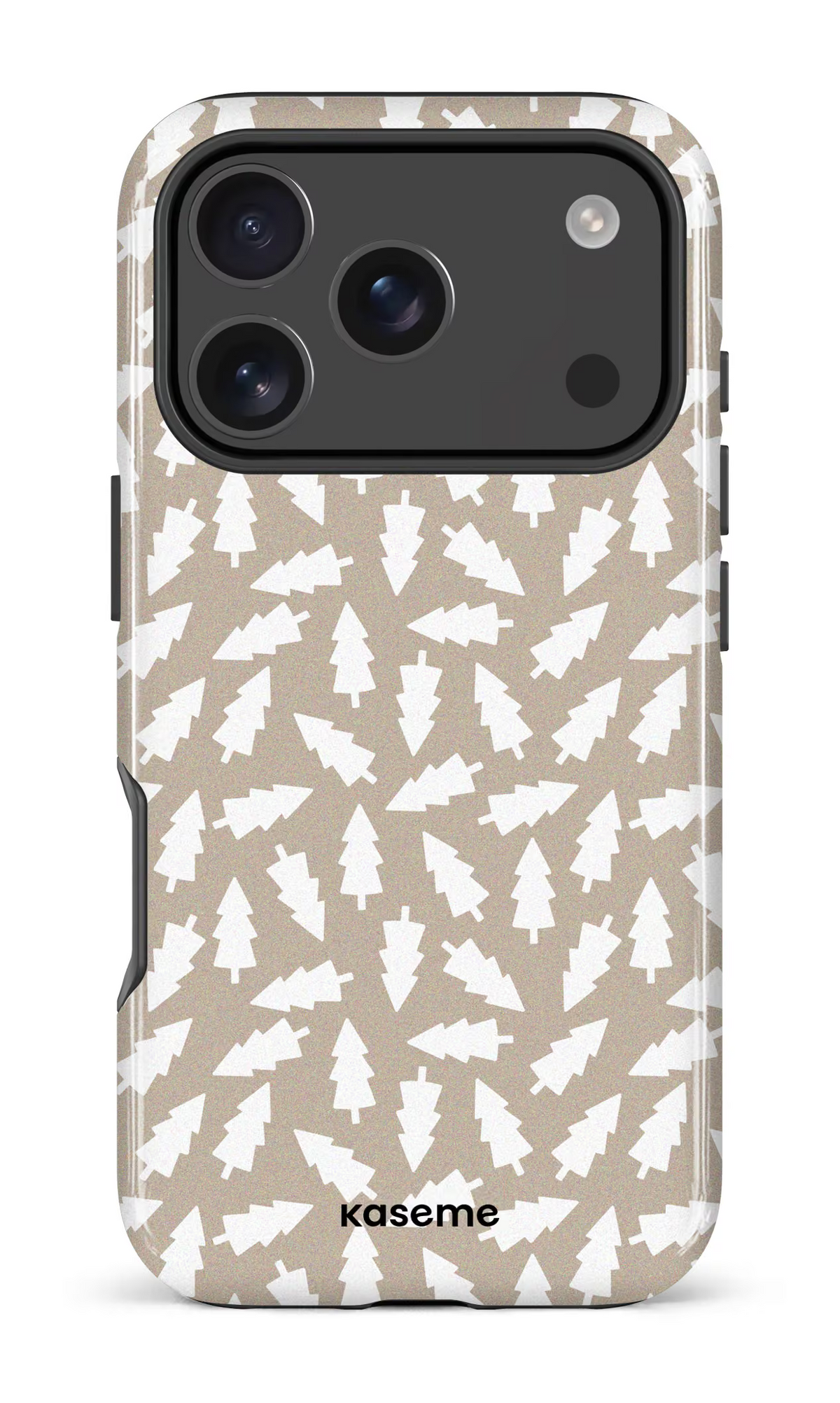 iPhone 18 Pro Impact Case Fir Trees beige -