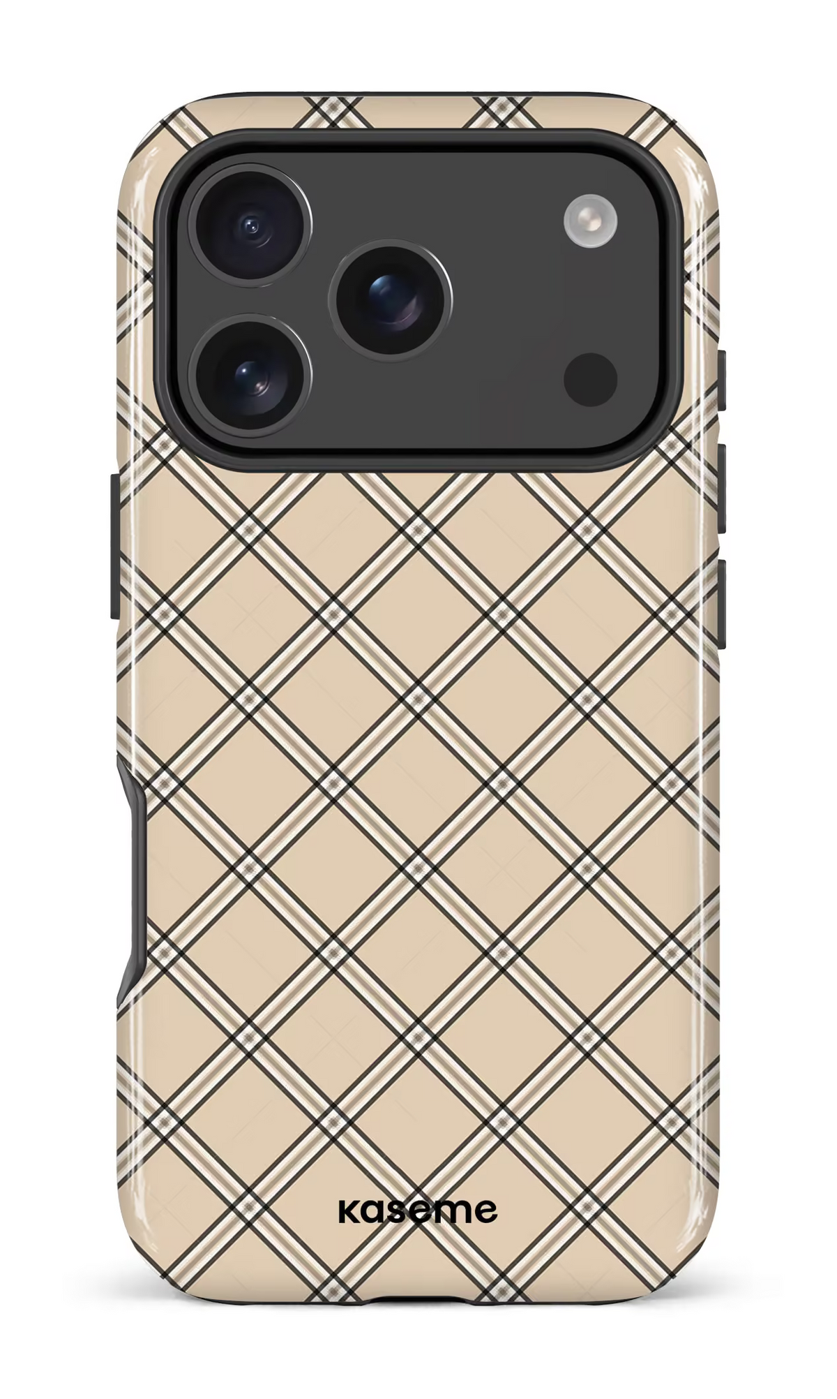 iPhone 18 Pro Impact Case Flannel Beige -