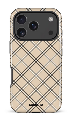 iPhone 18 Pro Impact Case Flannel Beige -