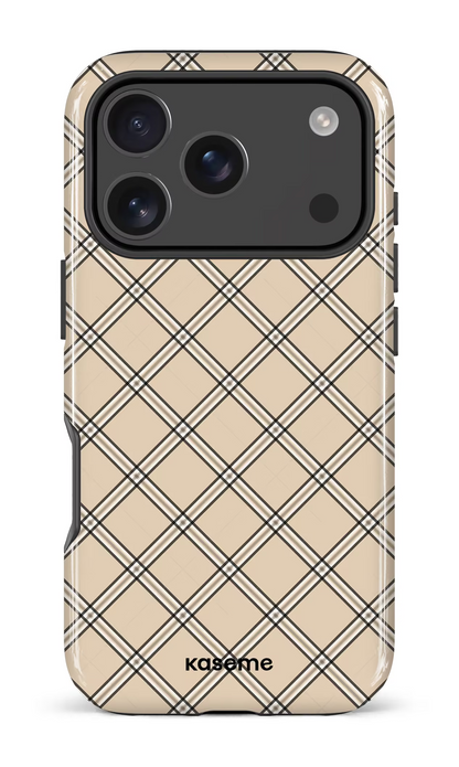 iPhone 18 Pro Impact Case Flannel Beige -