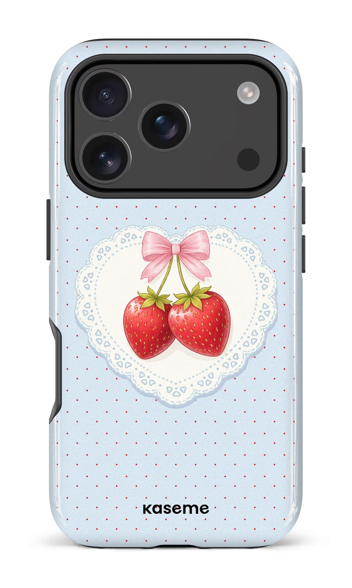 iPhone 18 Pro Impact Case Fresa Lace Blue -