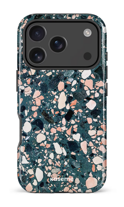 iPhone 18 Pro Impact Case Frozen stone Blue -