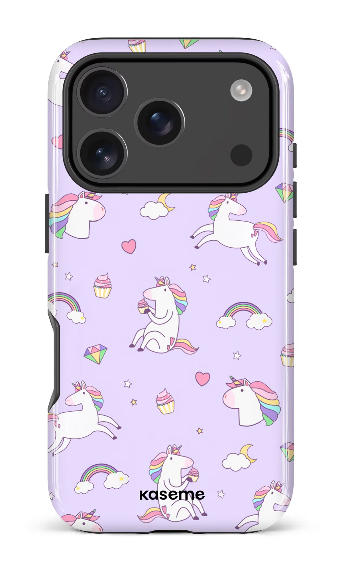 iPhone 18 Pro Impact Case Glitter purple -