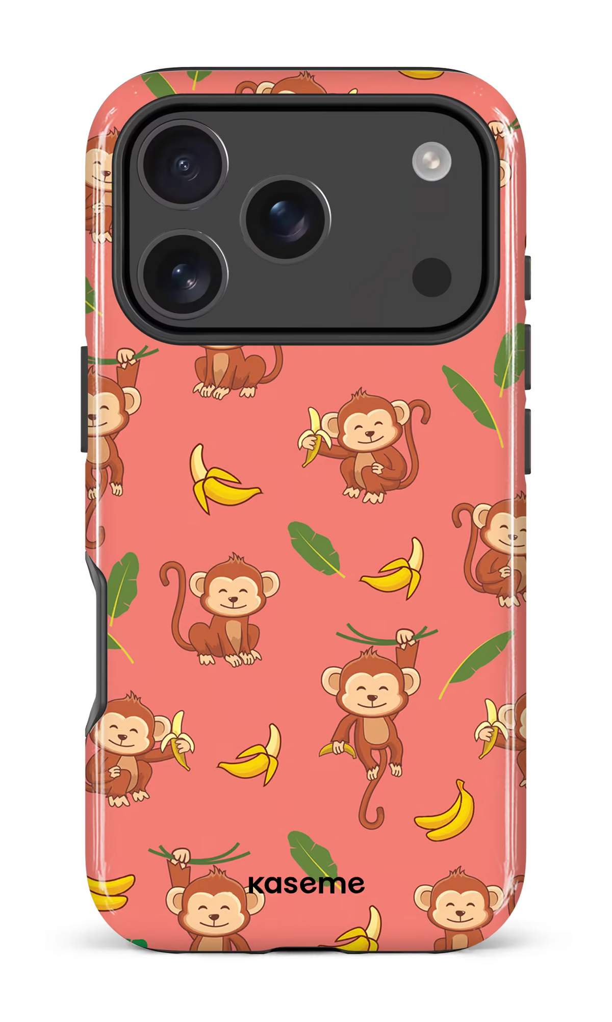 iPhone 18 Pro Impact Case Happy Monkey red -