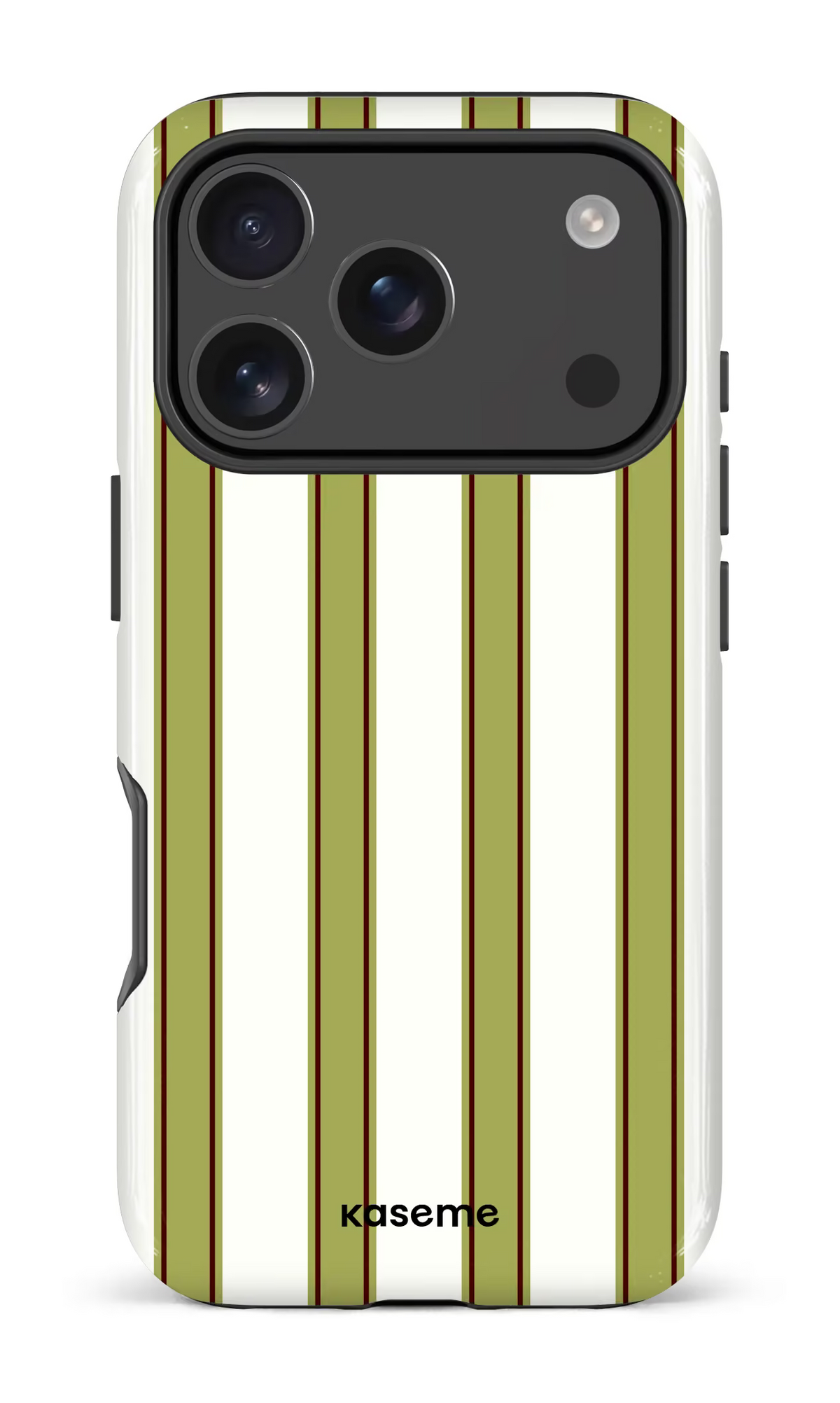 iPhone 18 Pro Impact Case La Linea Olive by Marina Bastarache -